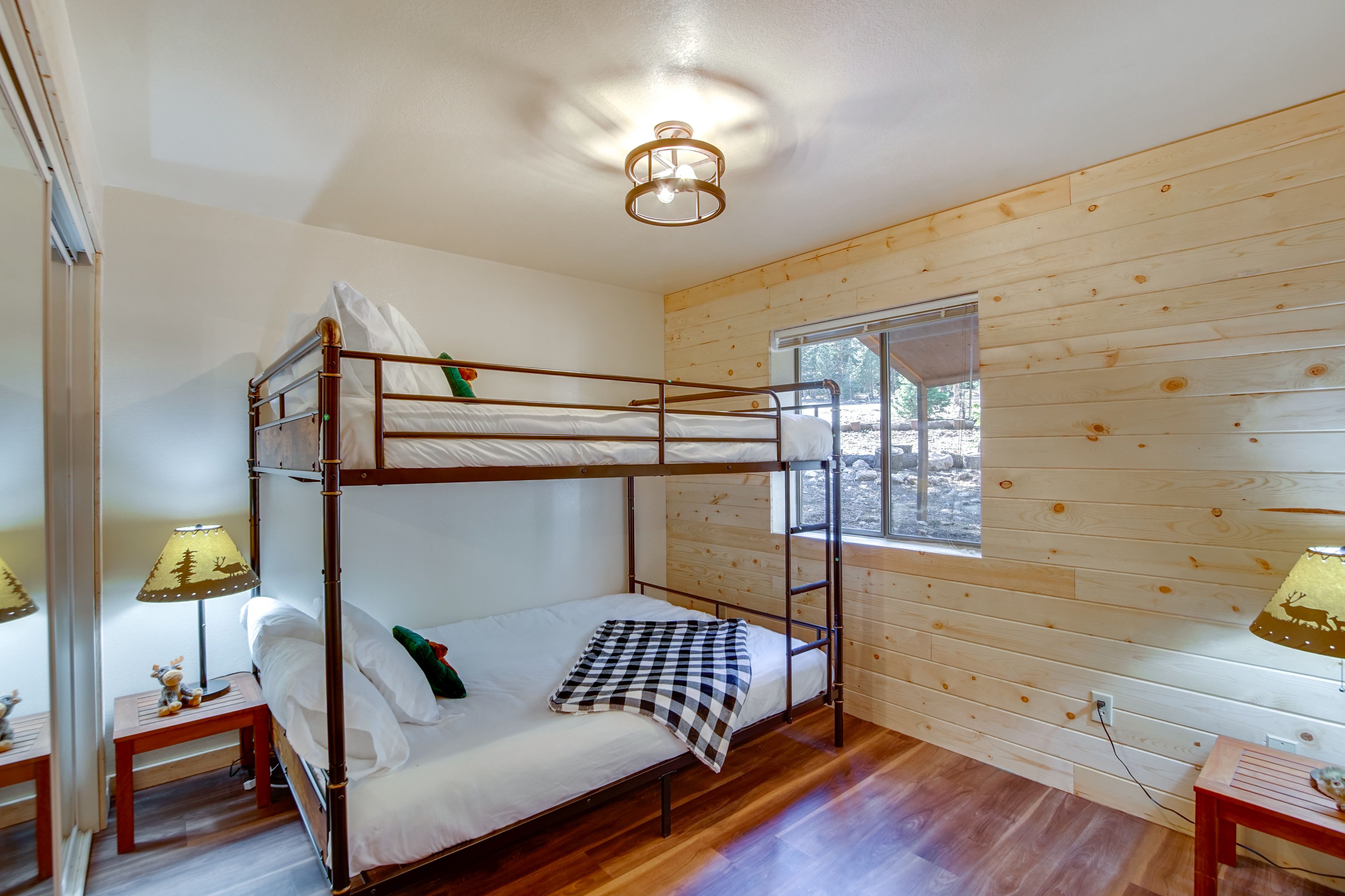 Bedroom 3 | Lower Level | Queen Bunk Bed