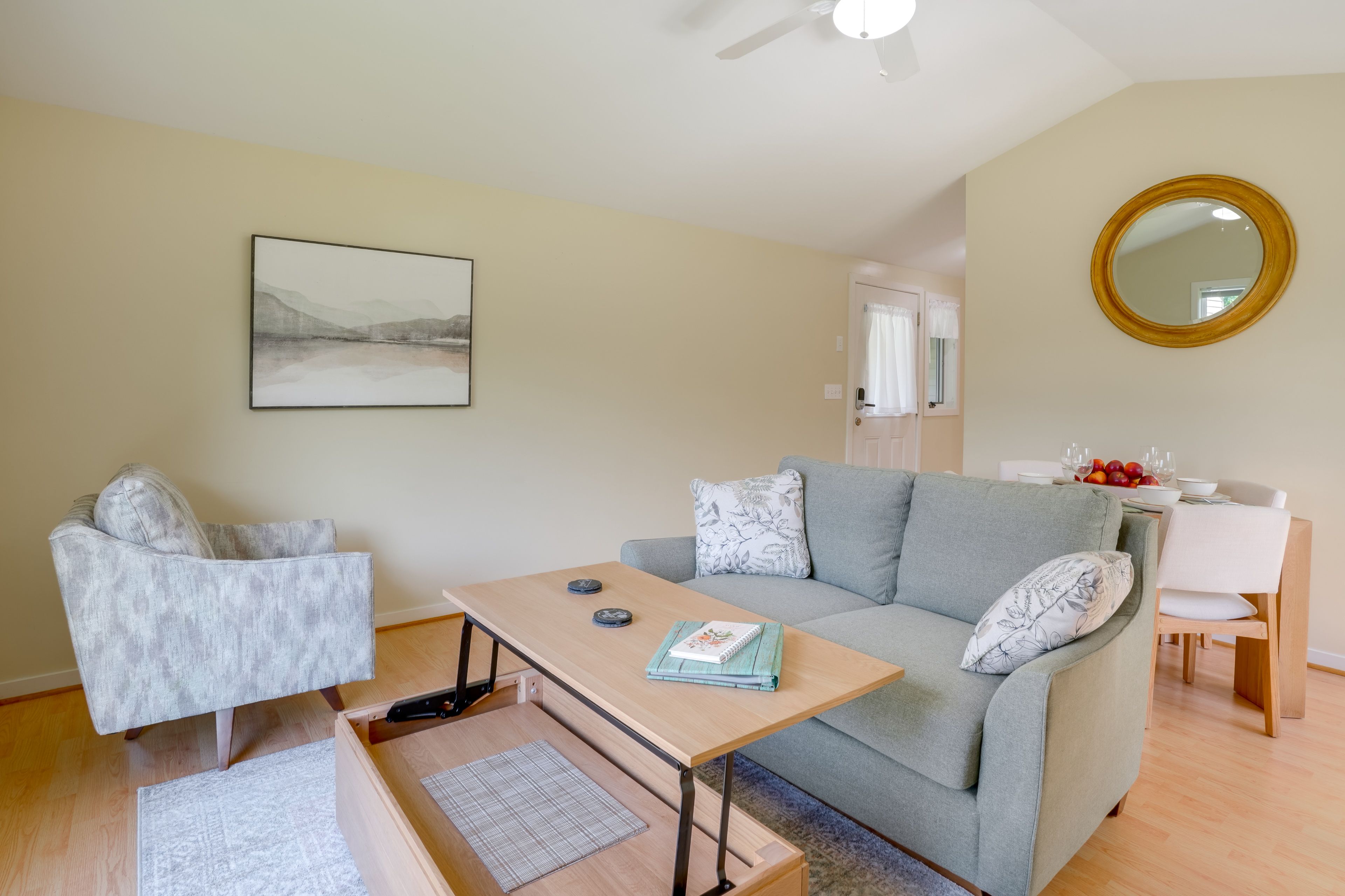 Living Room | Central A/C & Heat | Free WiFi