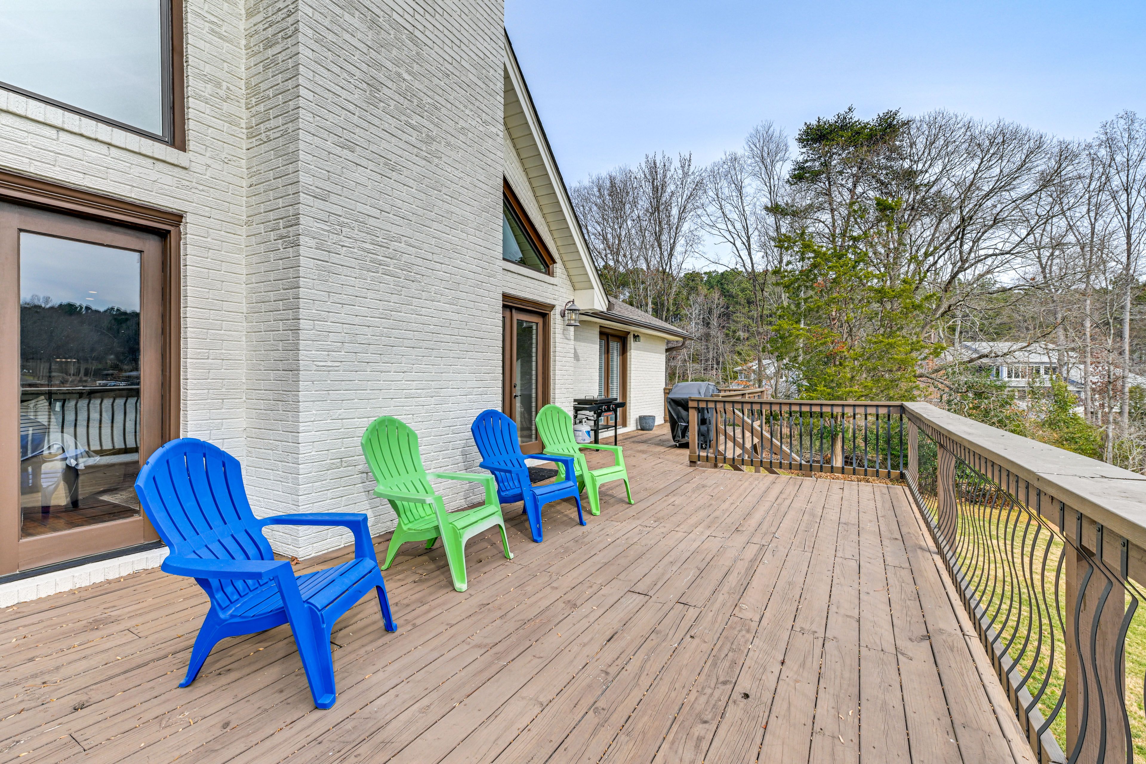 Deck | Adirondack Chairs | Lake Views