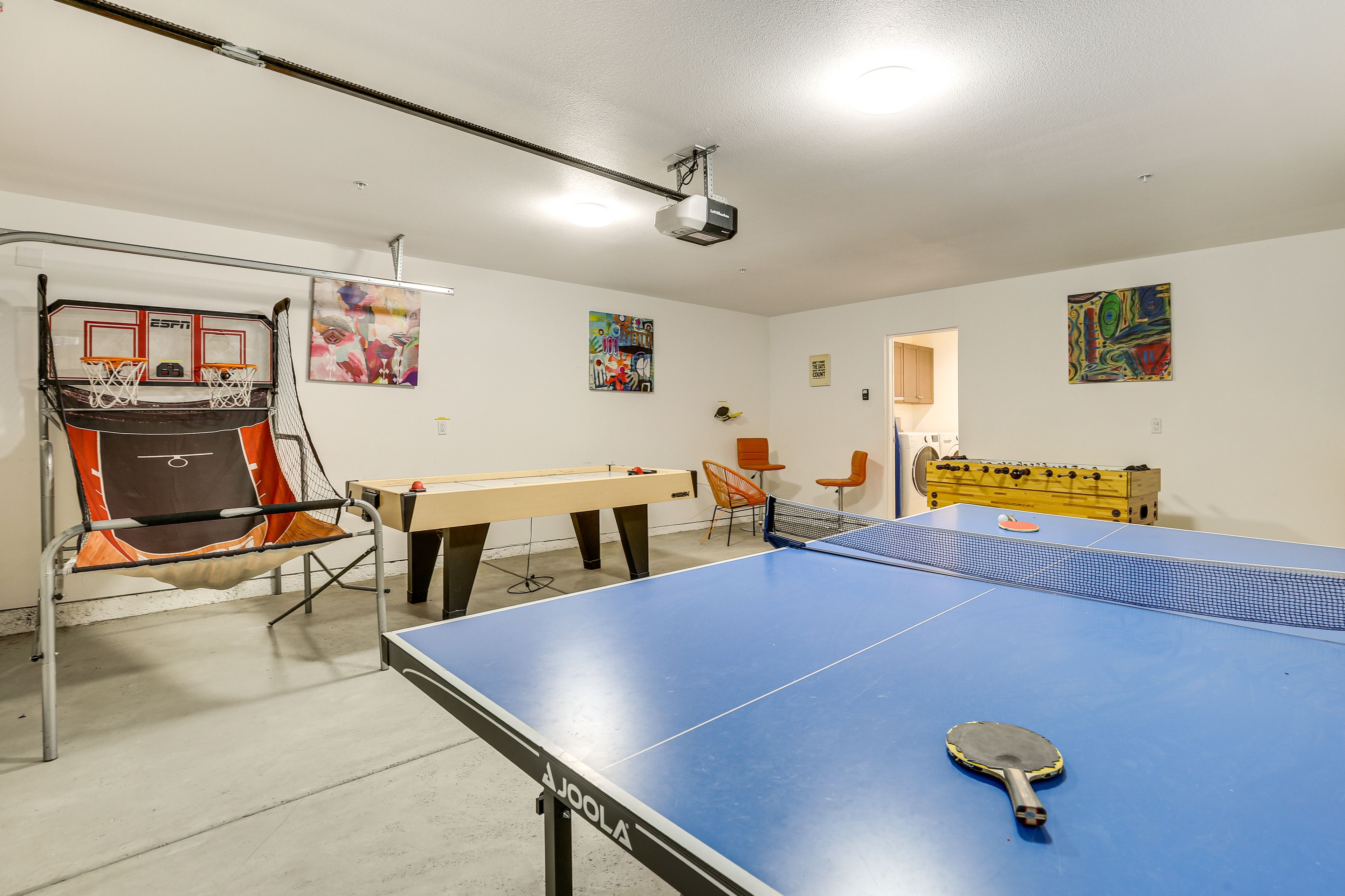 Game Room/Garage | Ping-Pong Table | Air Hockey Table | Foosball Table