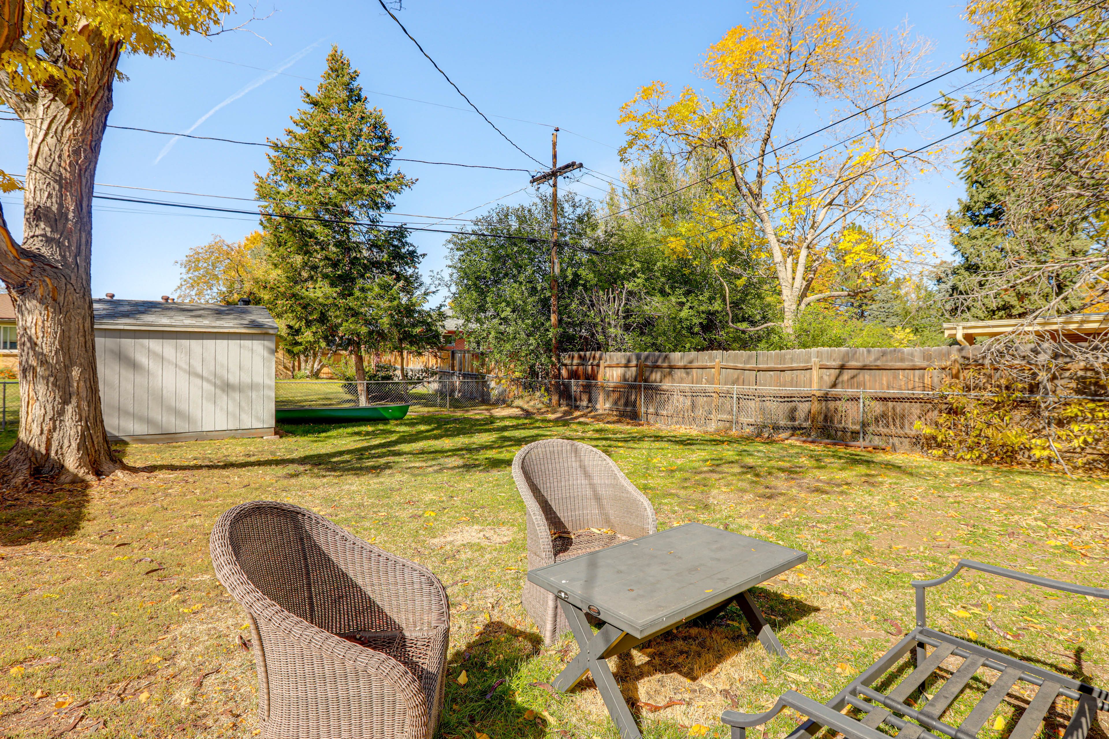 Fenced Yard | Outdoor Dining Area
