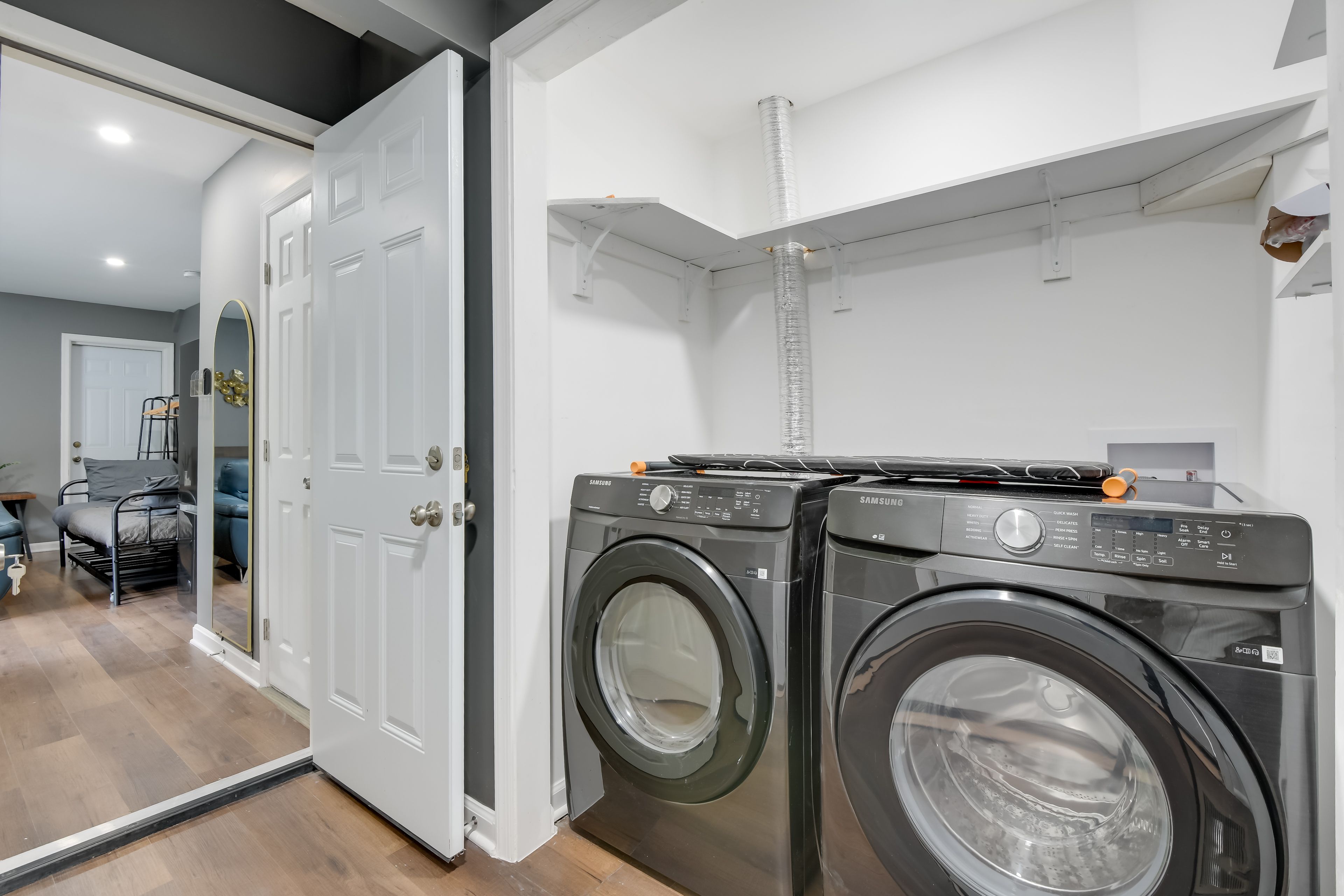 Unit Entrance | Shared Washer & Dryer