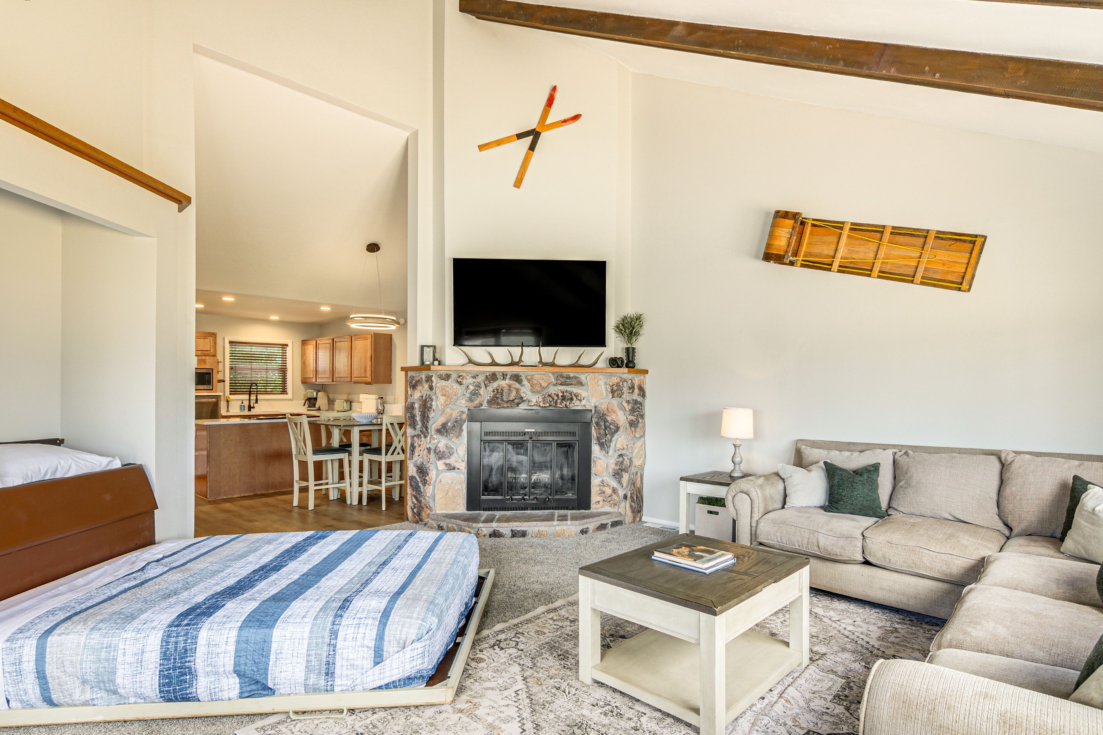 Living Room | Queen Murphy Bed | 1st Floor