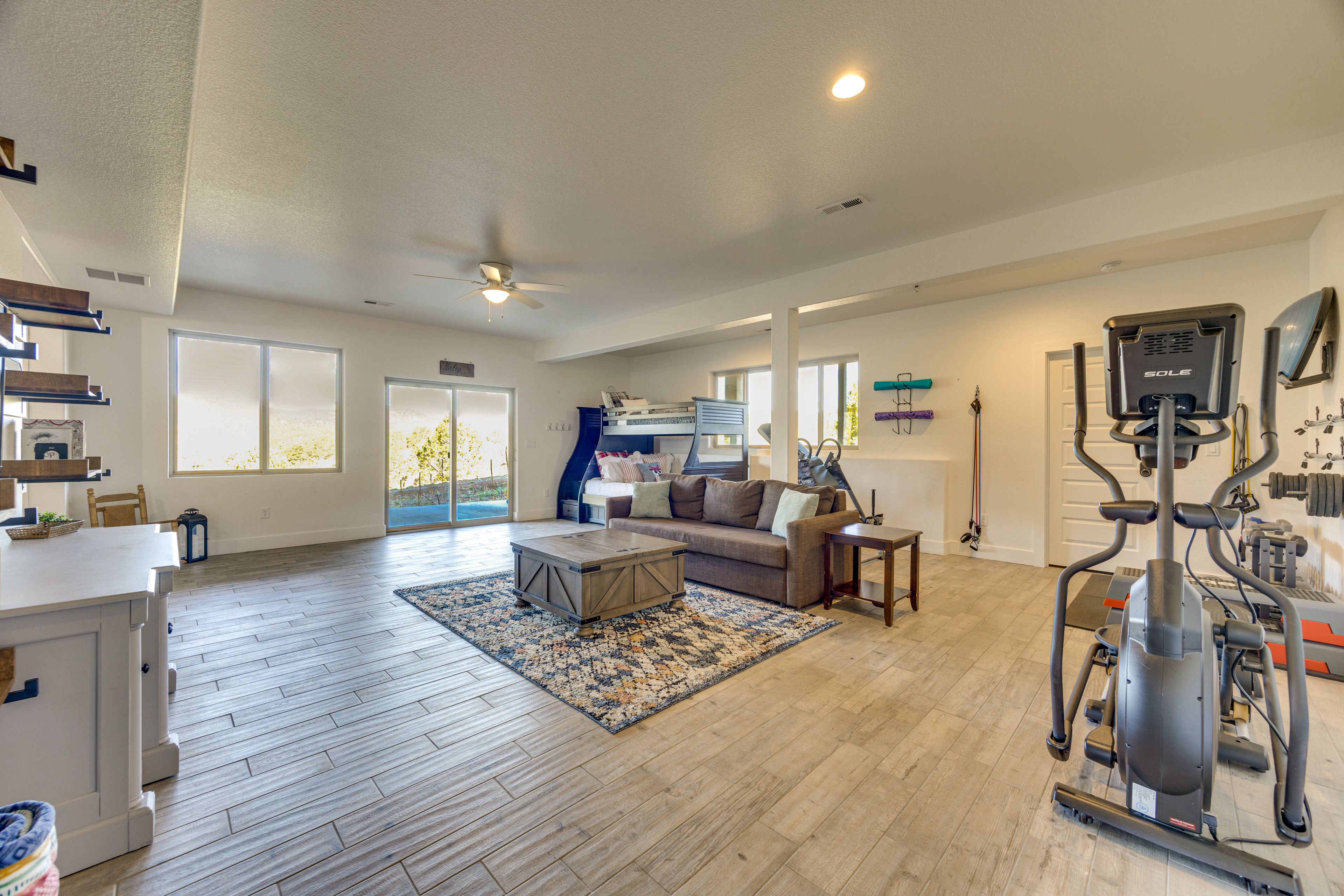 Home Gym | Twin Bunk Bed | Lower Floor