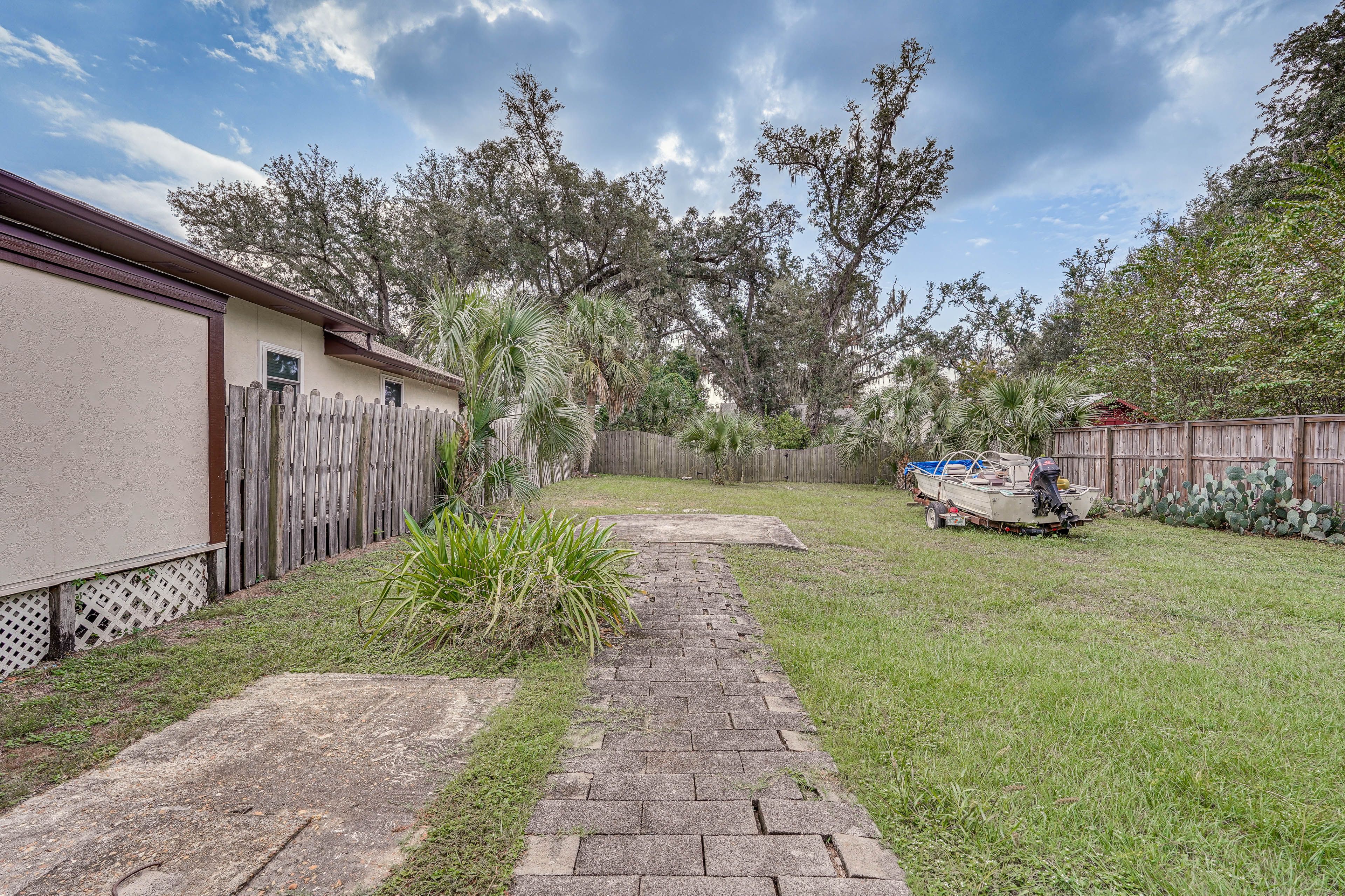 Fenced Backyard