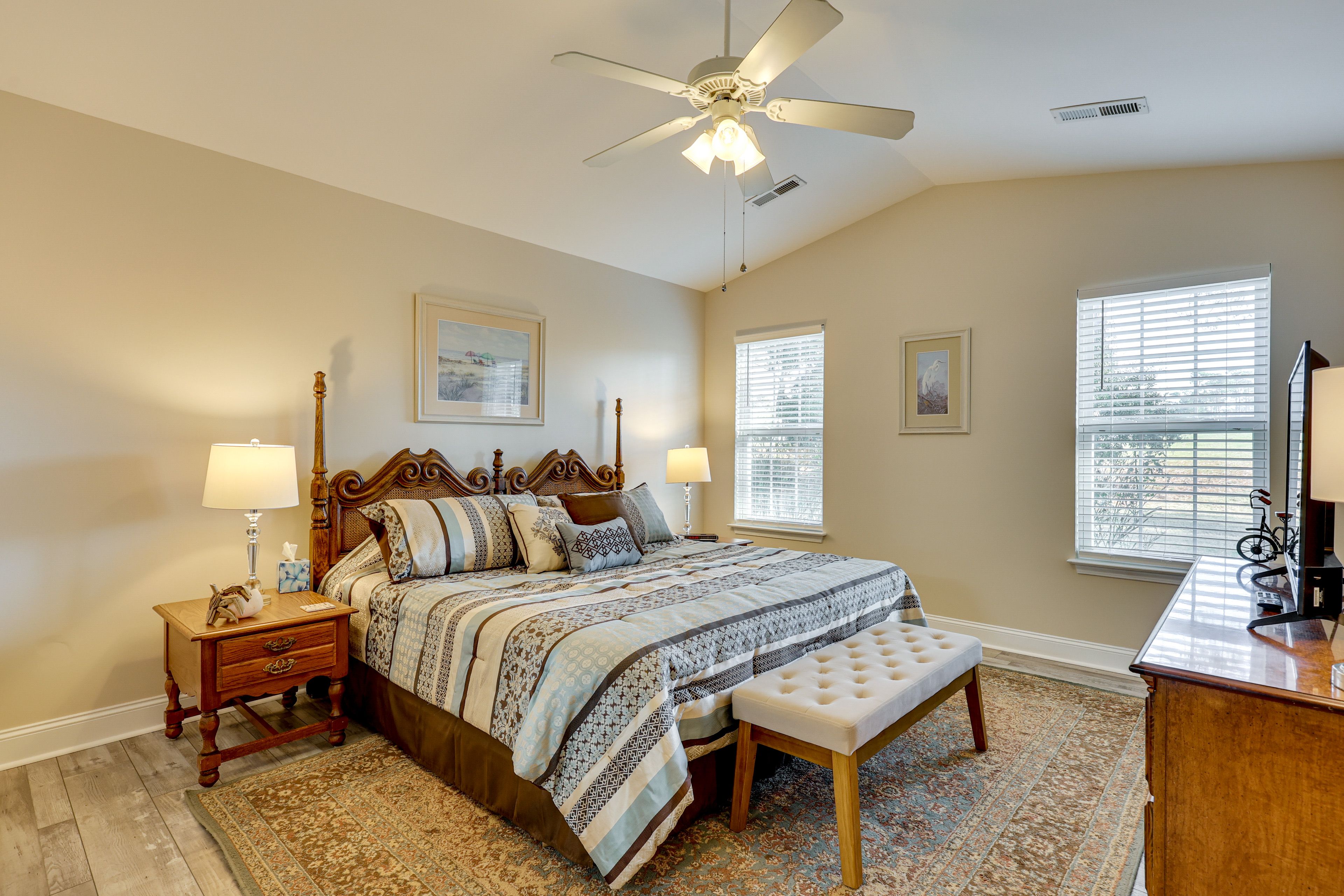 Bedroom 1 | King Bed | En-Suite Bathroom | Walk-In Closet