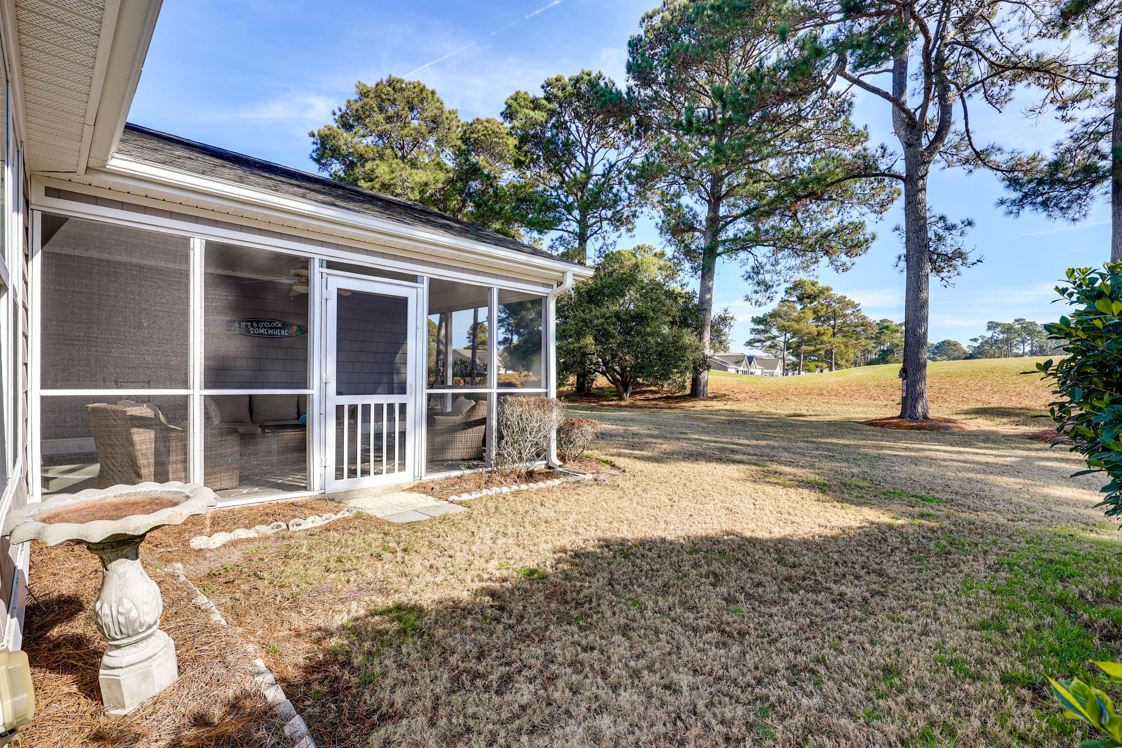 Back Exterior | Private Yard | Golf Course Views