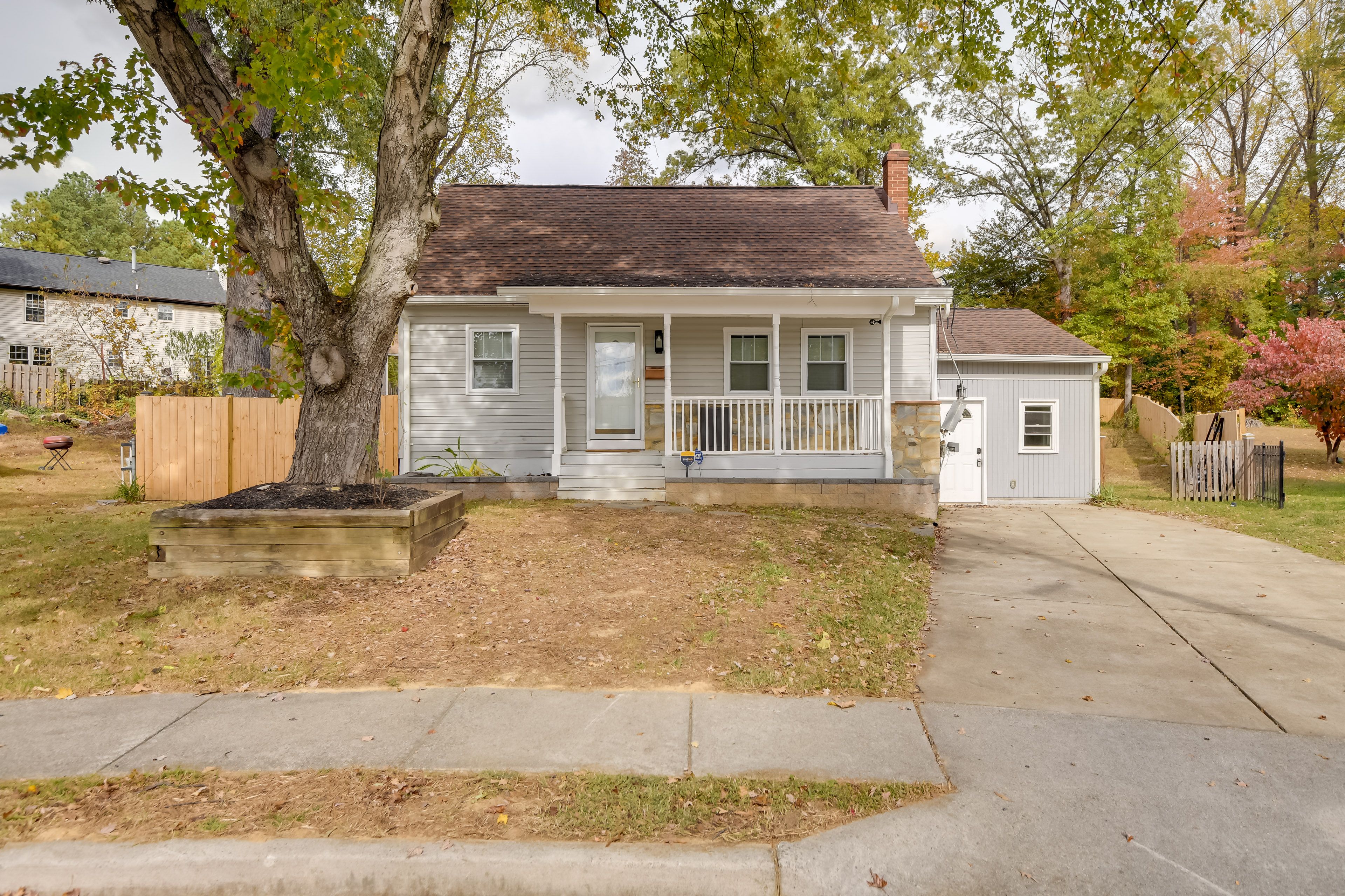 Duplex Exterior | Shared Driveway (3 Vehicles) | Shared Fenced Yard