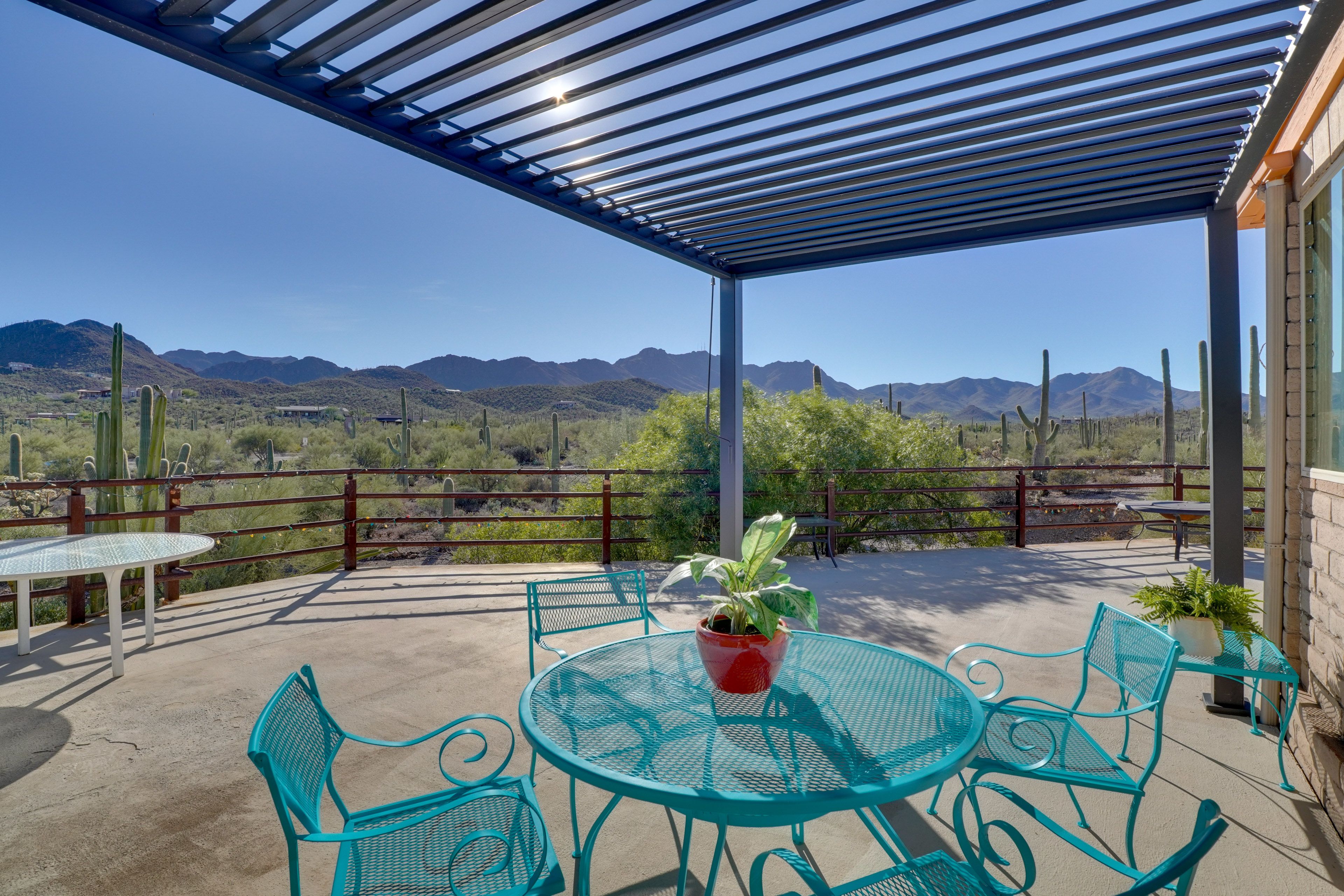 Tucson Vacation Rental | 2BR | 2BA | 1,800 Sq Ft | Stairs Required