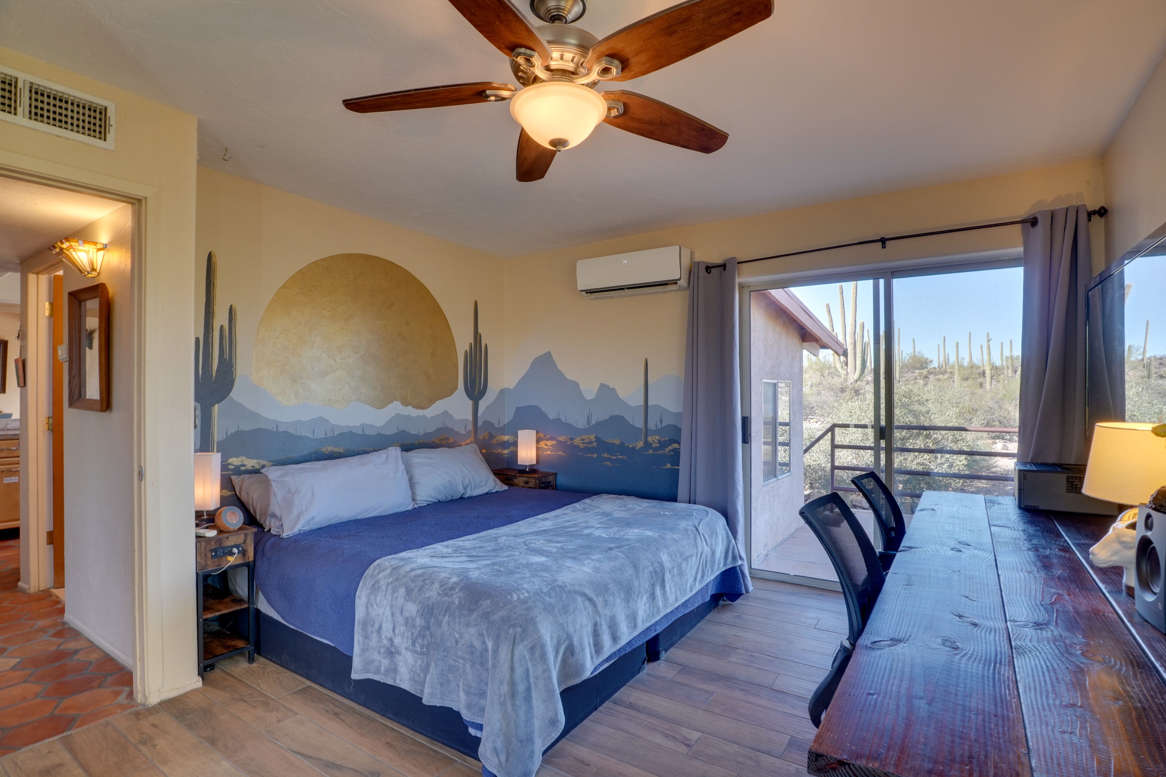 Bedroom 1 | King Bed | Workstation | Smart TV | Power Tower | Main Level
