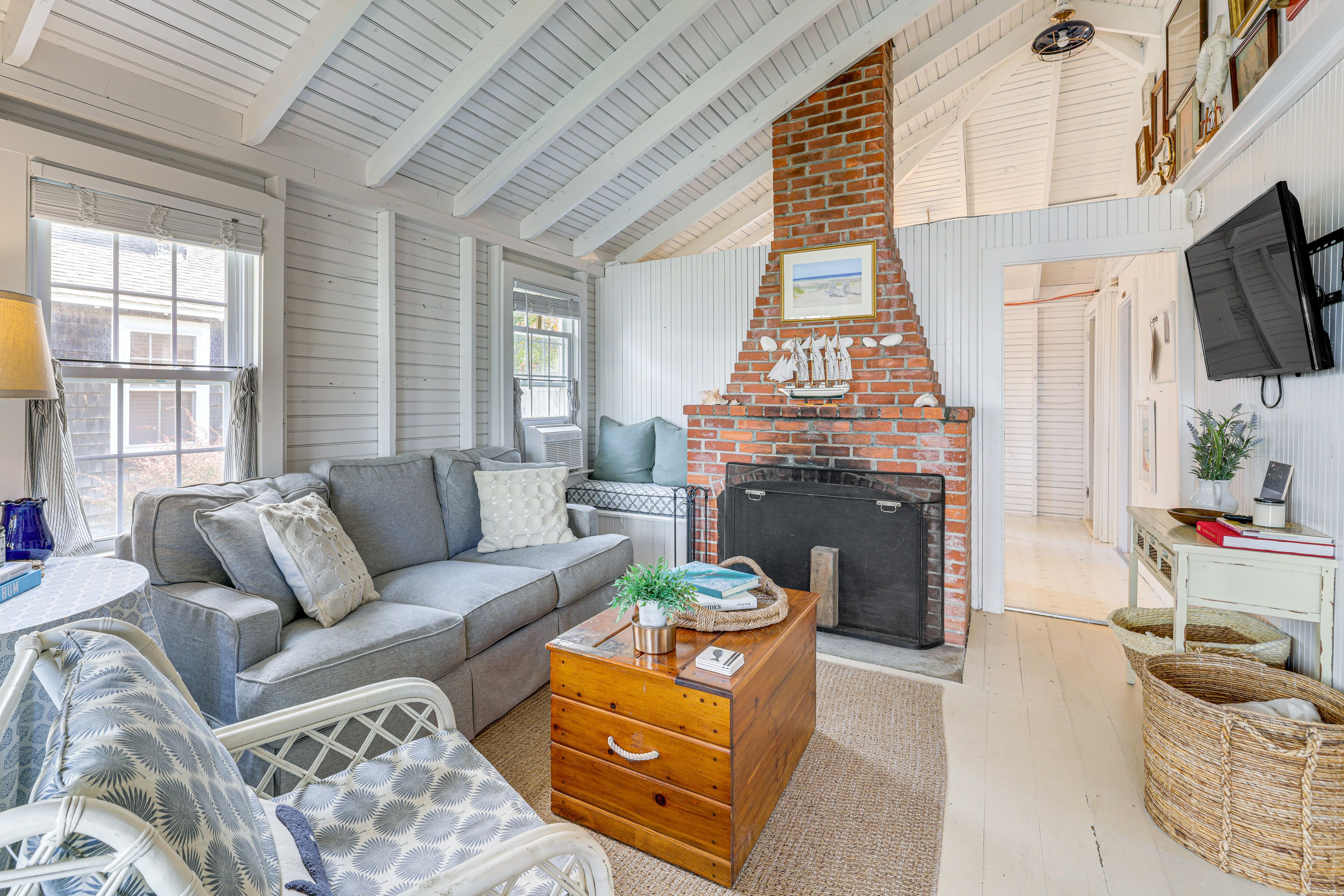 Brewster Vacation Rental | 2BR | 1BA | 540 Sq Ft | 2 Steps to Enter