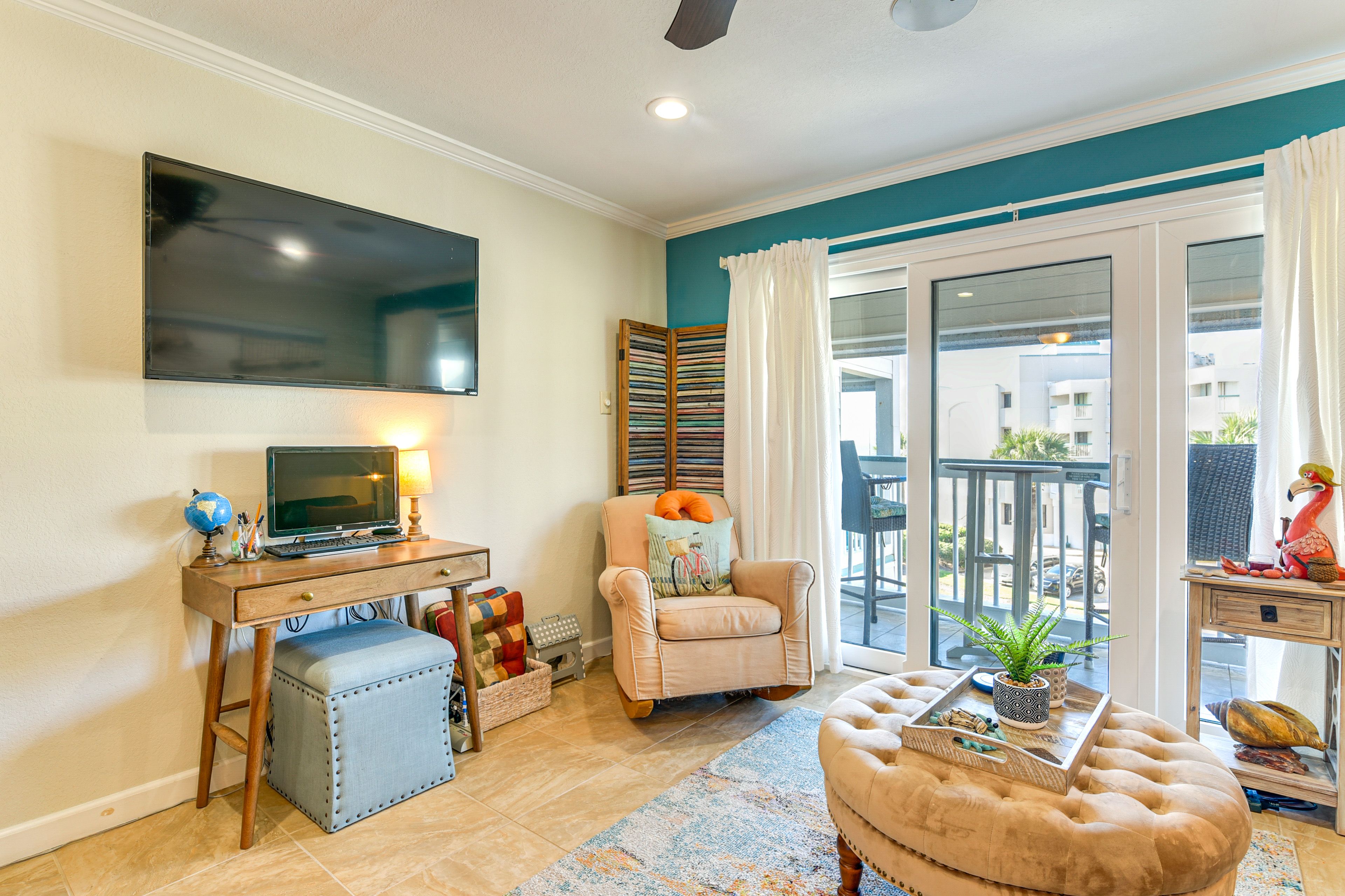 Galveston Vacation Rental | 1BR | 1BA | 465 Sq Ft | Step-Free Access