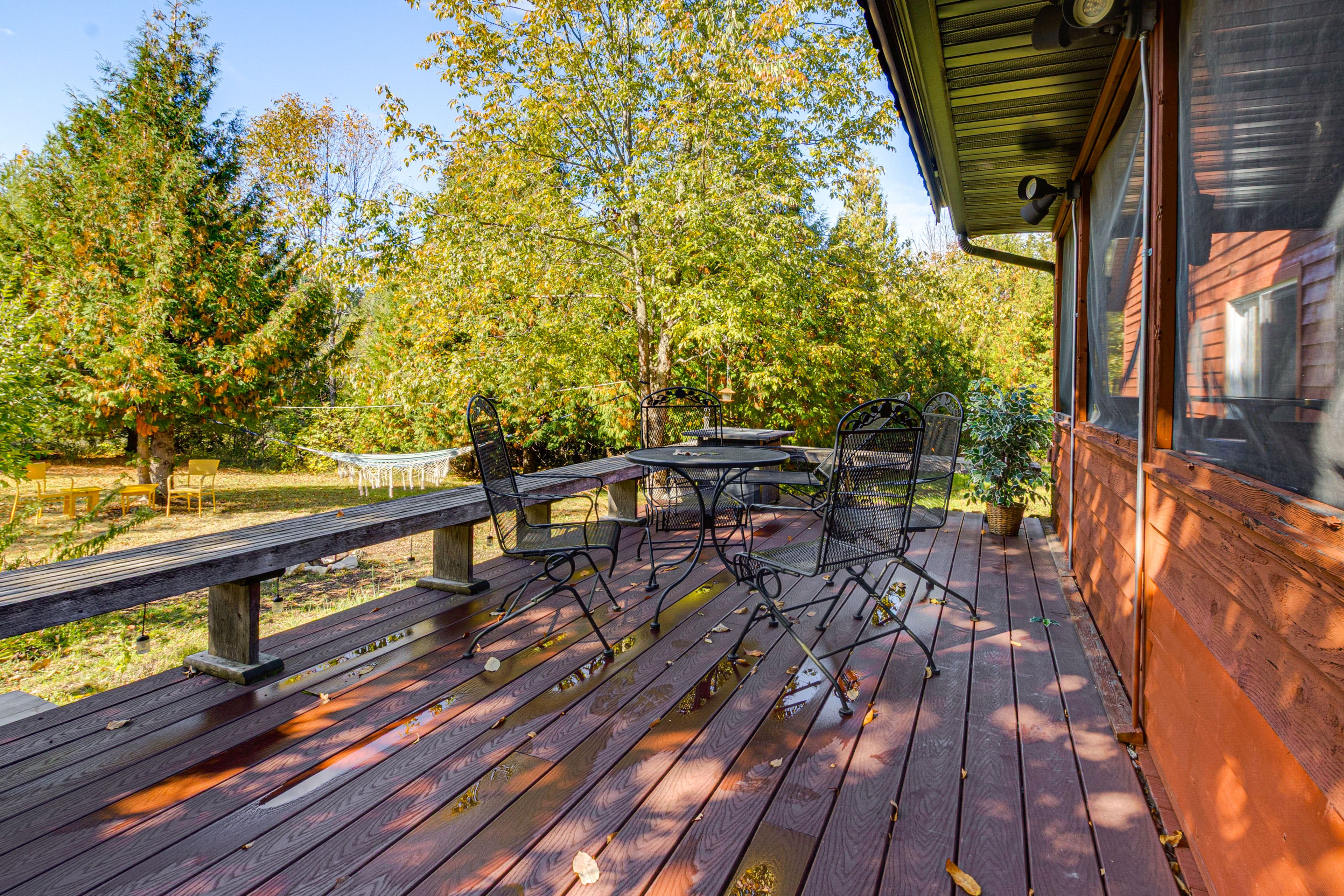 Furnished Deck | Charcoal Grill