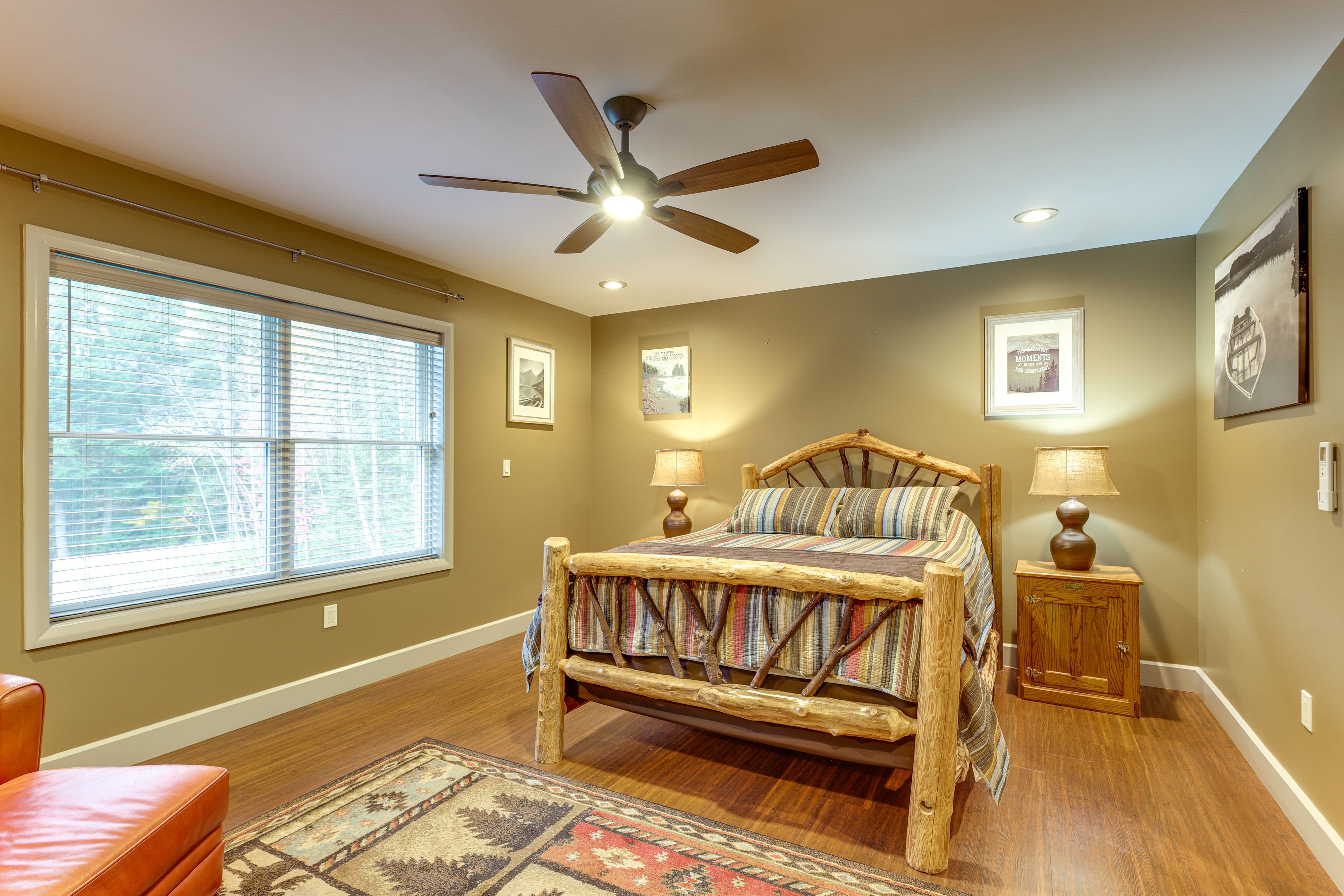 Bedroom 1 | Queen Bed | Linens Provided | Main Floor