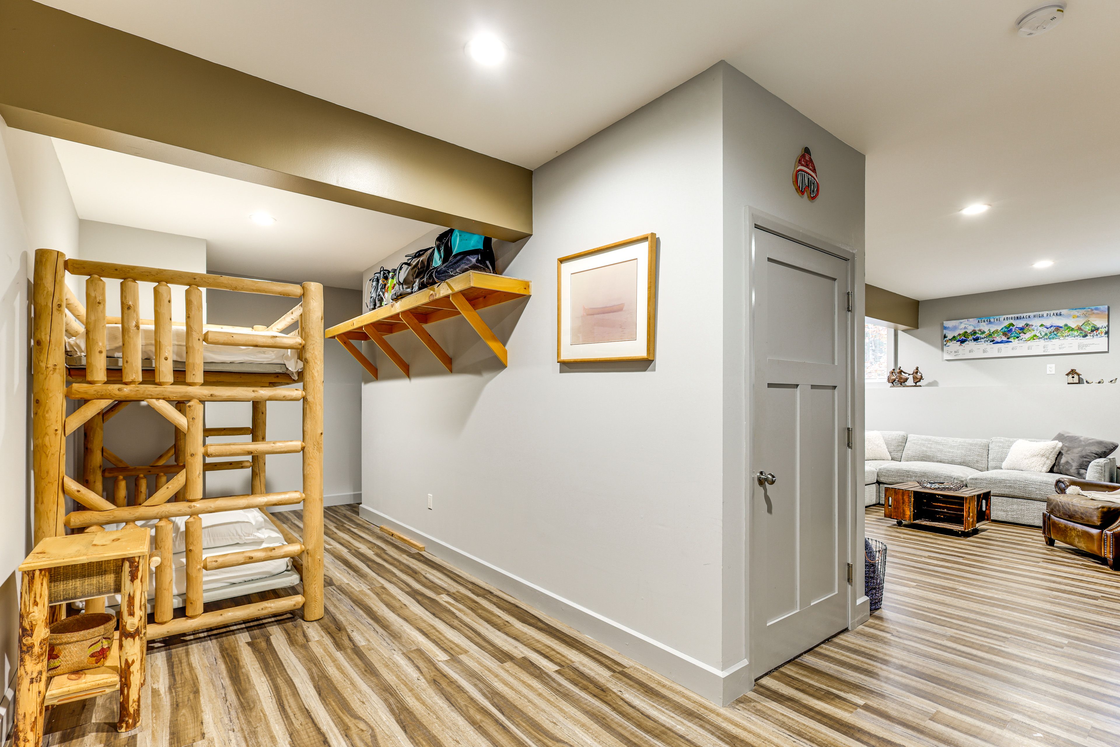 Sleeping Nook | Twin Bunk Bed | Basement Level