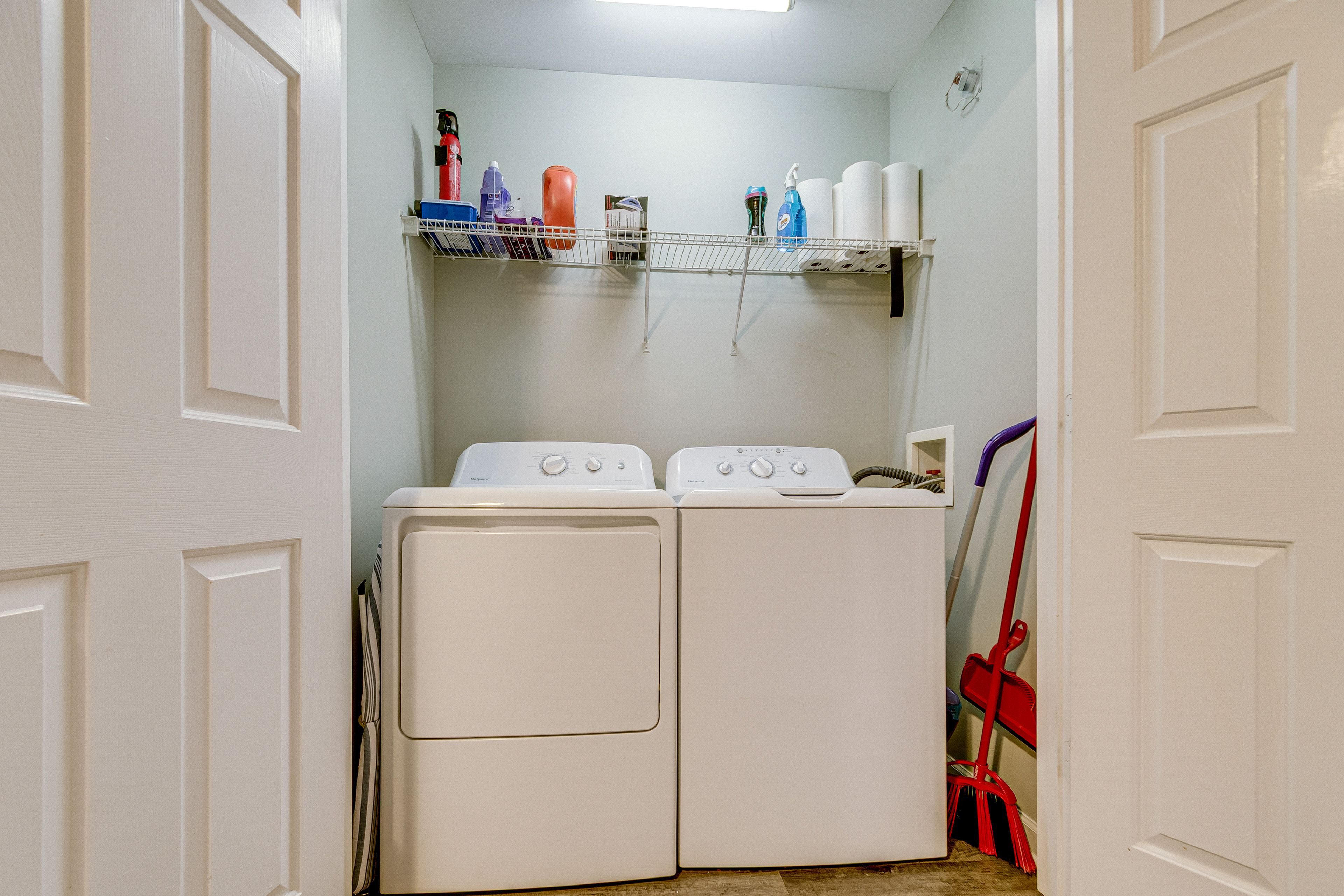 Laundry Closet | 1st Floor | Washer/Dryer