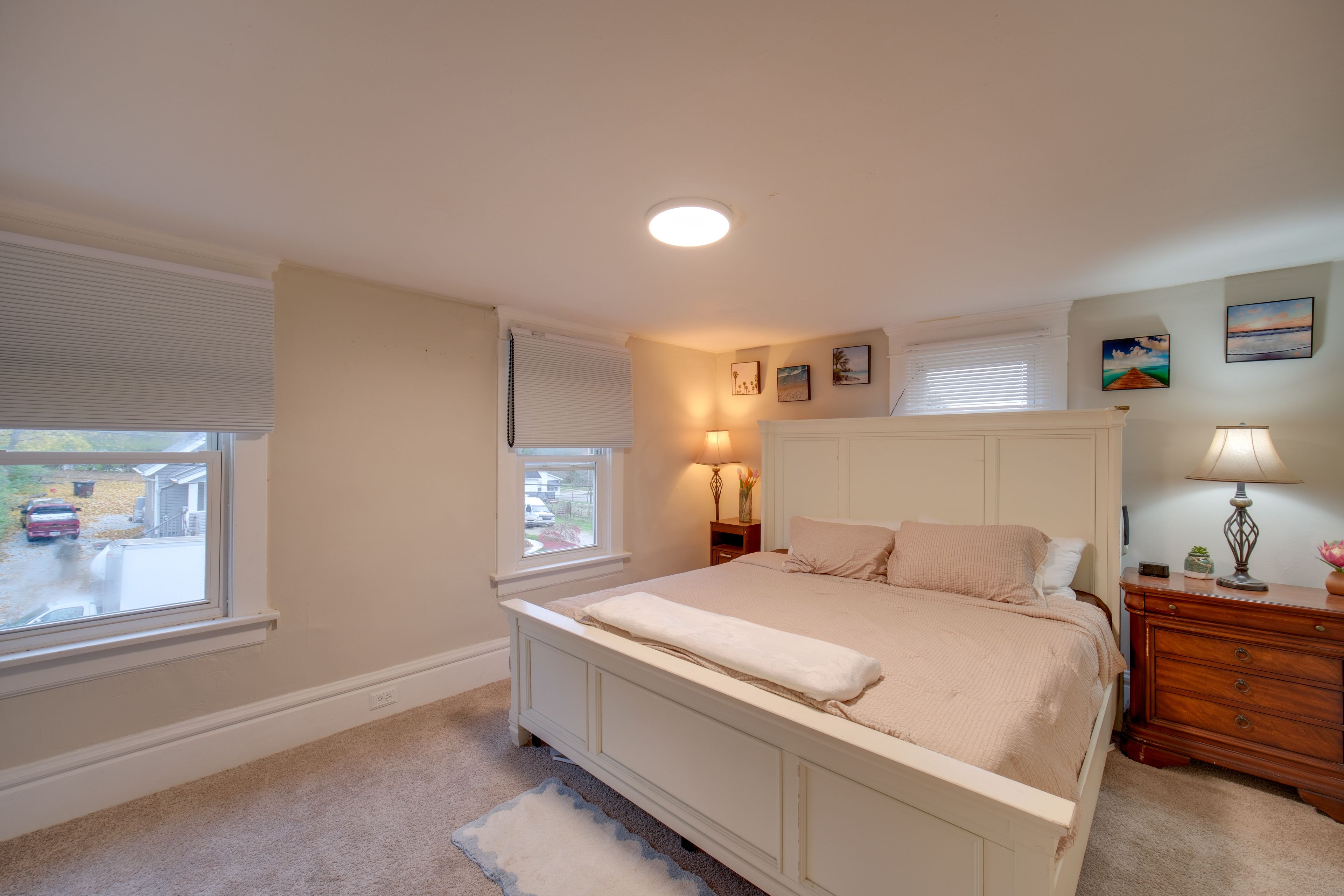 Bedroom 1 | California King Bed | Linens Provided | 2nd Floor