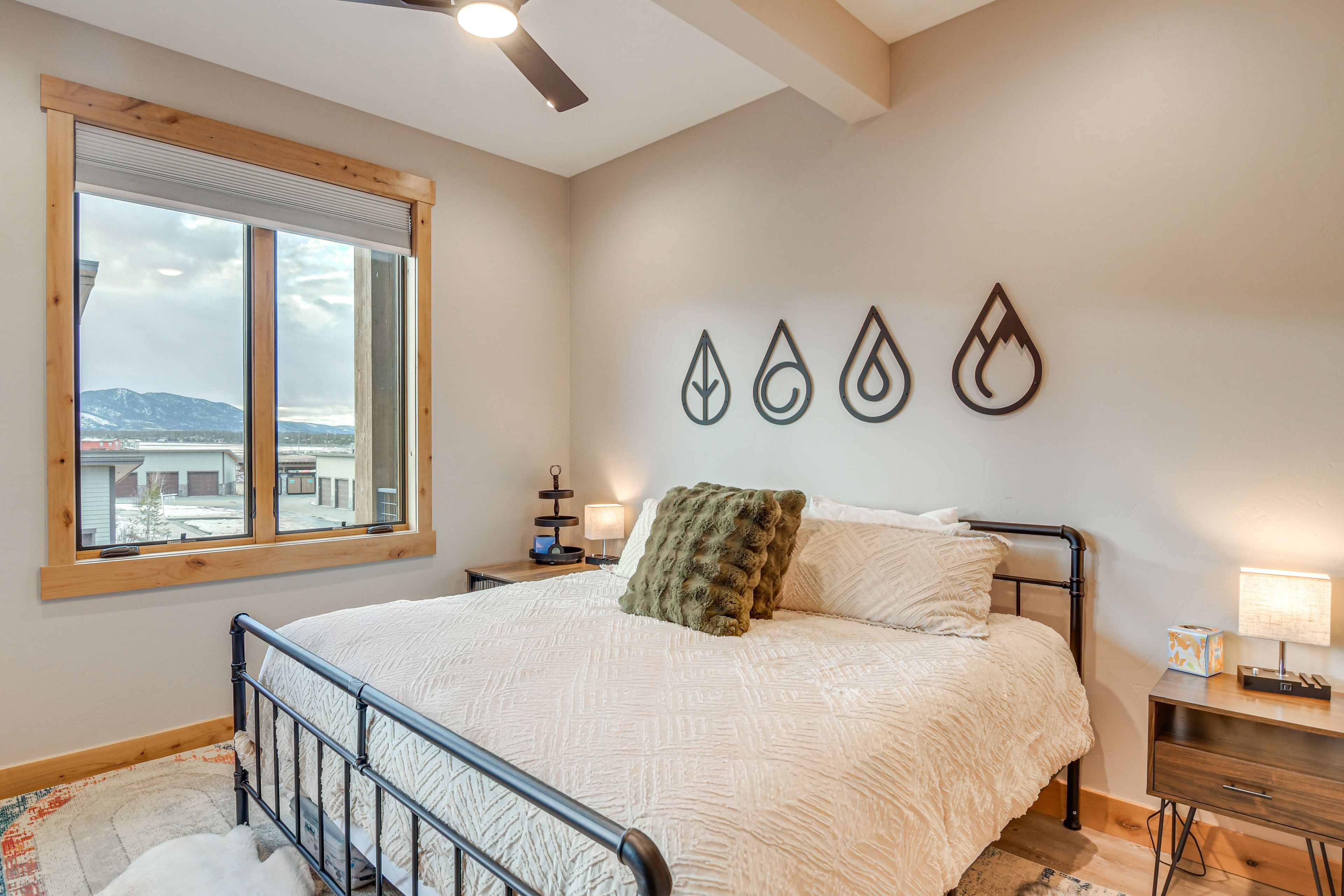 Bedroom 1 | King Bed | Linens Provided | Smart TV