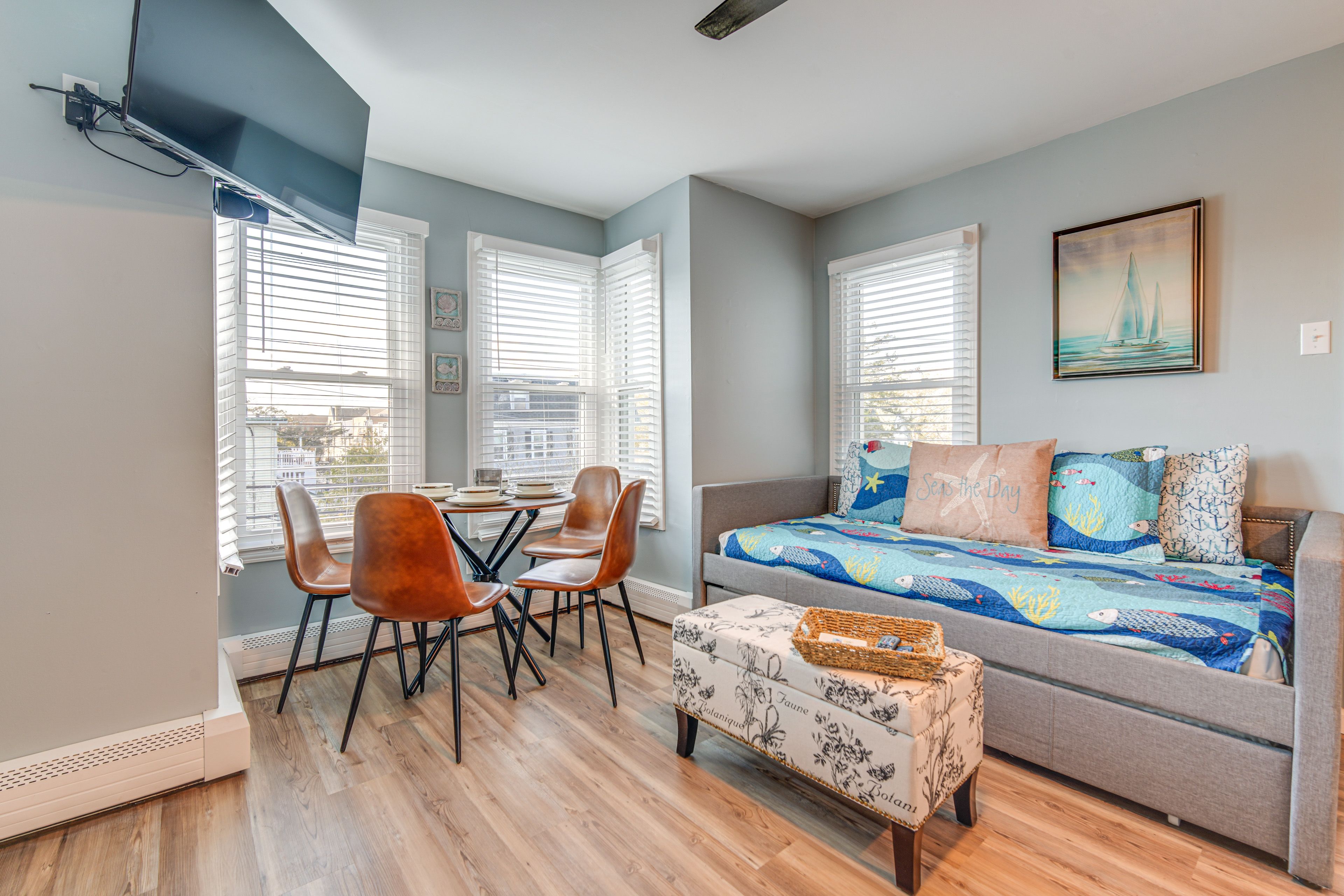 Ocean City Vacation Rental | 1BR | 1BA | 500 Sq Ft | Stairs Required