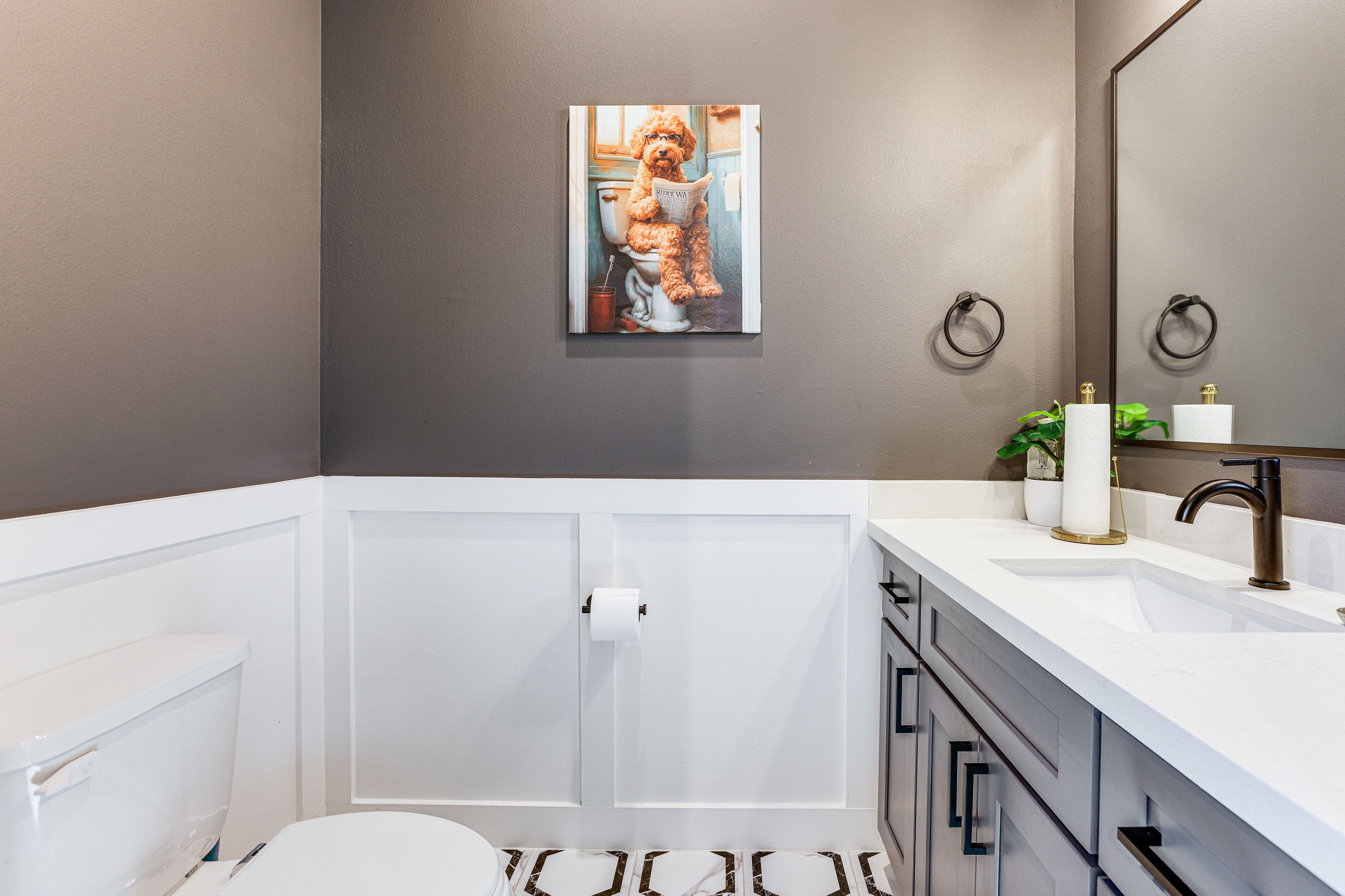 Half Bath | Main Floor