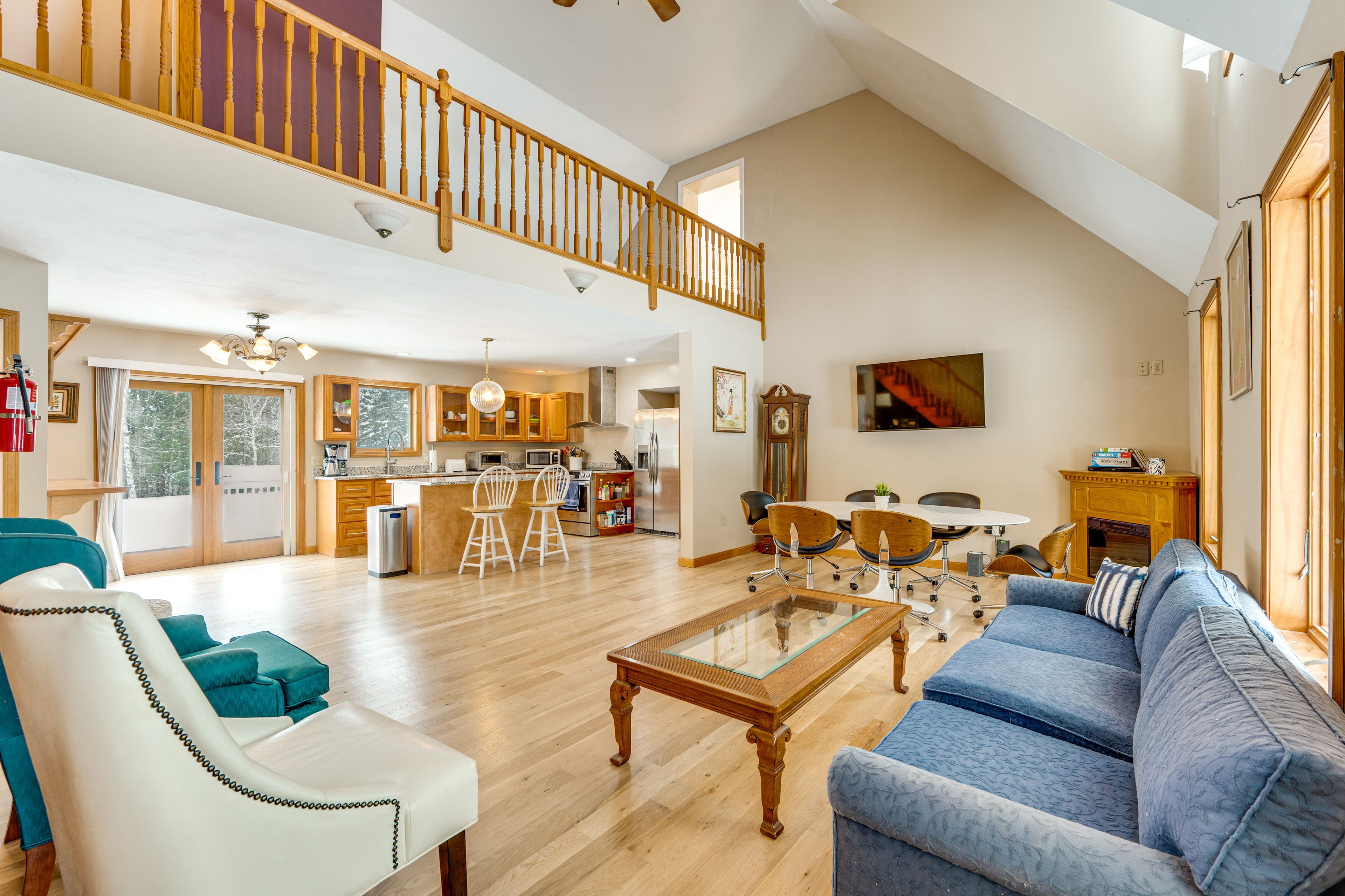 Living Area | Fireplace | Dining Area | 1st Floor