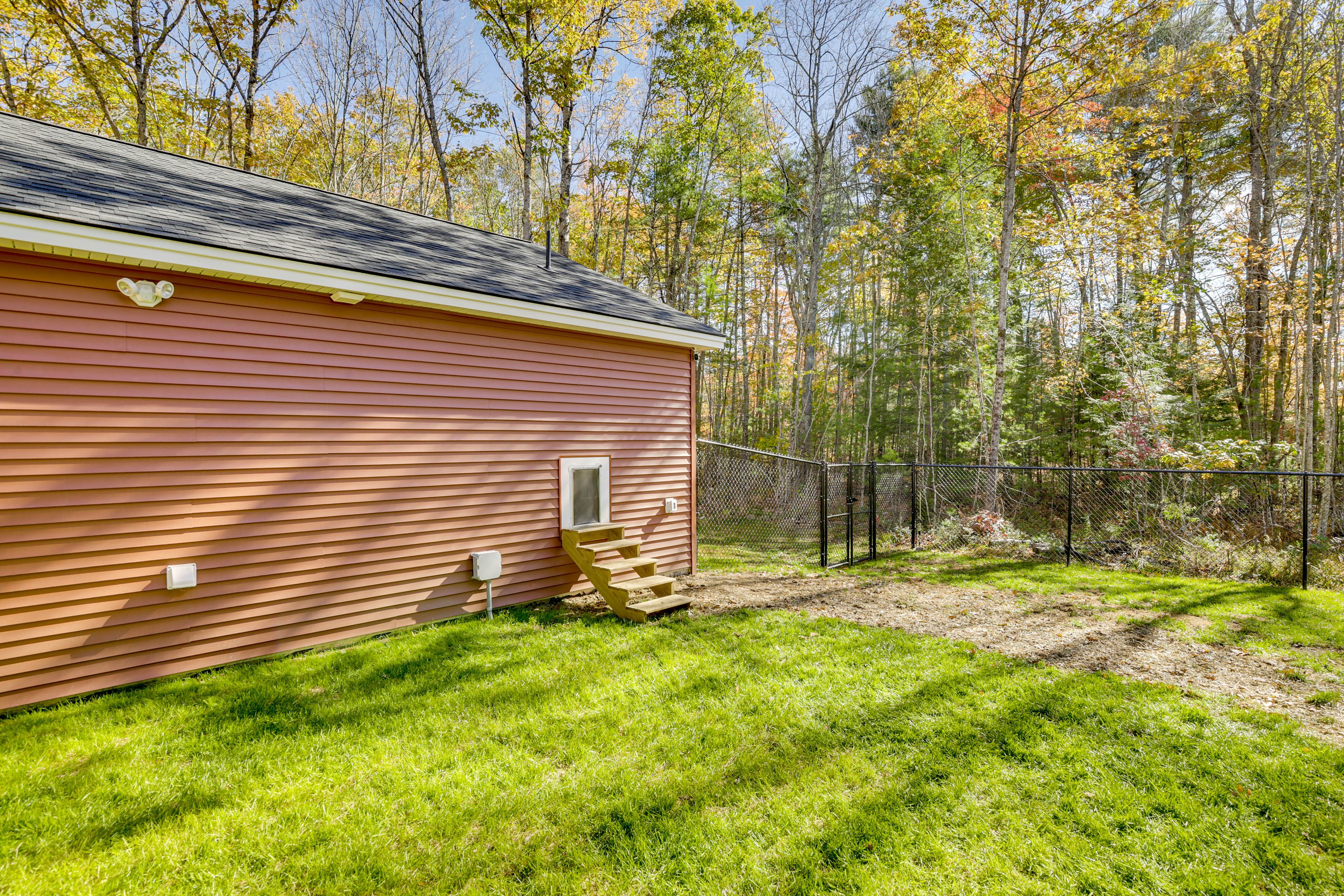 Fenced Backyard | Doggy Door