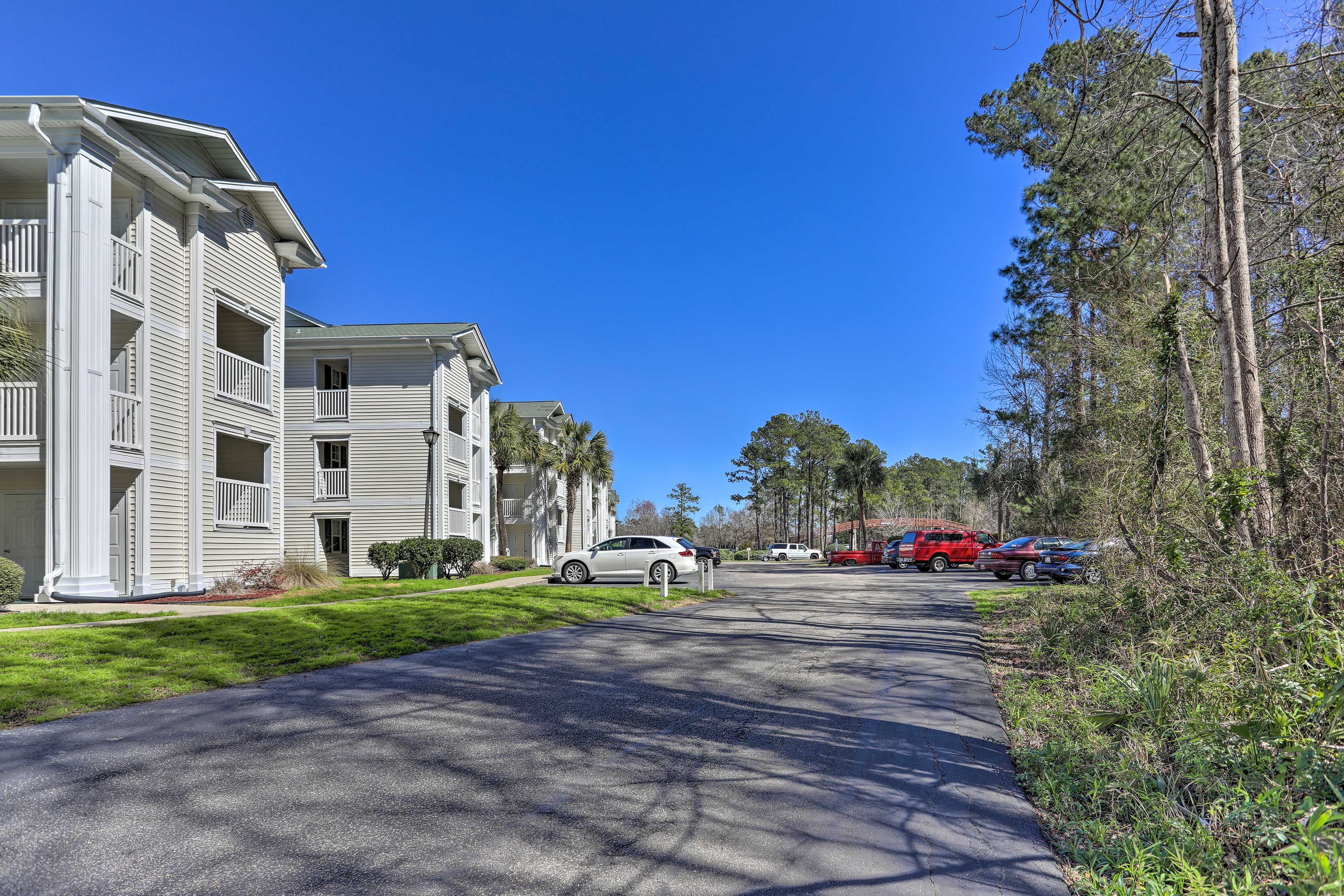 Exterior | Parking | Community Lot (2 Vehicles)