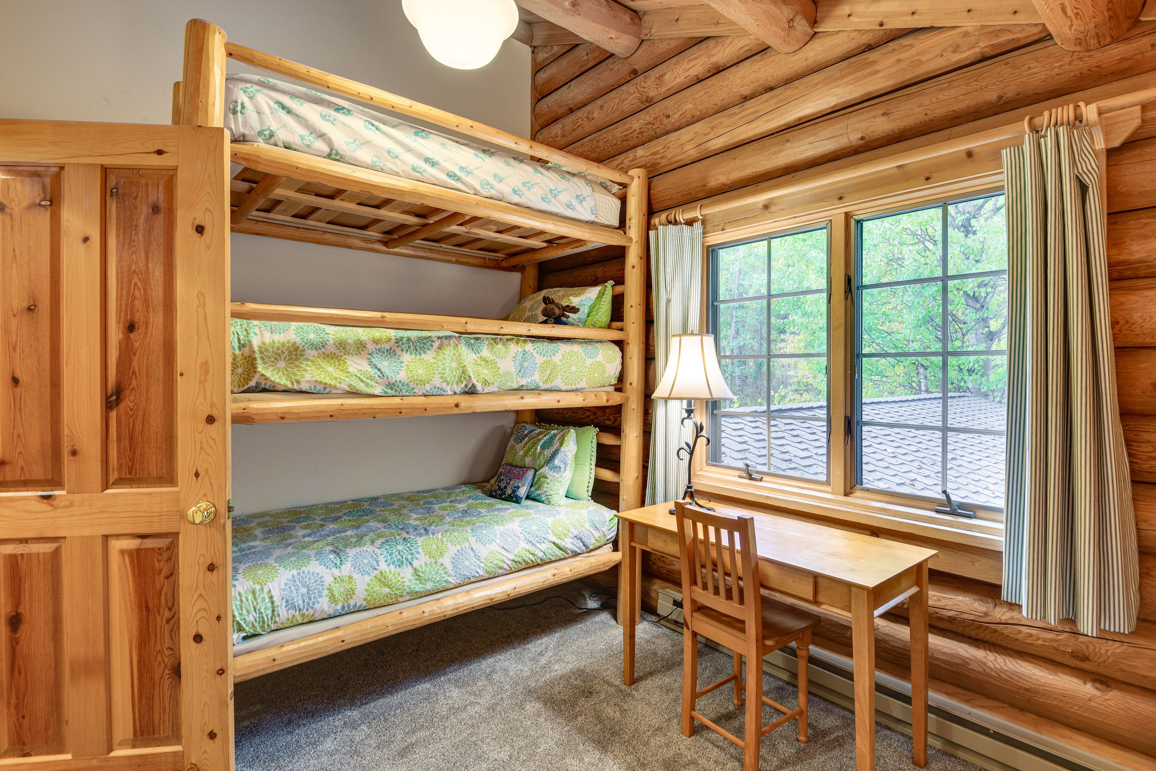 Bedroom 3 | Triple Twin Bunk Bed | 2nd Floor
