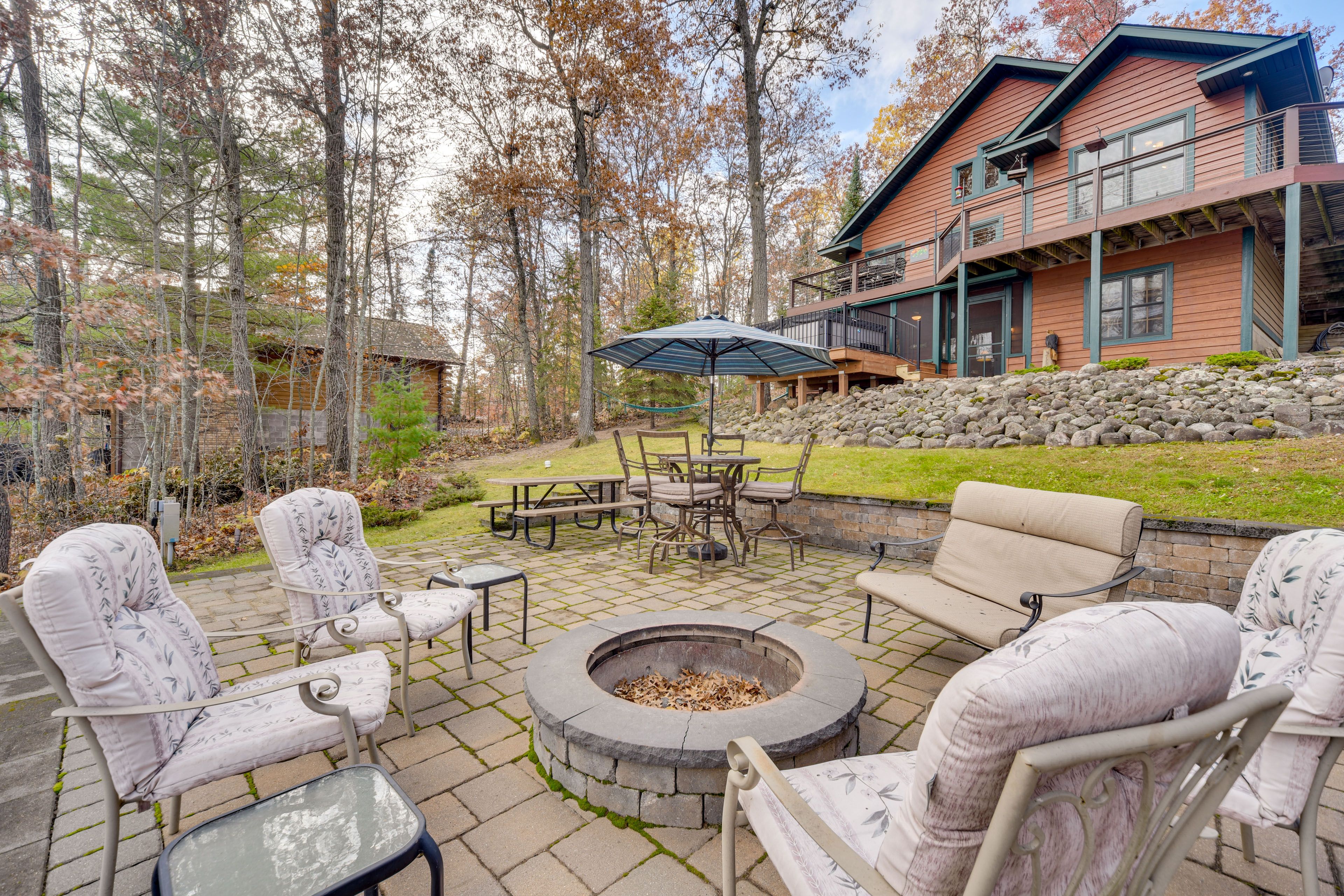 Spooner Vacation Rental | 4BR | 2BA | 2,100 Sq Ft | Stairs to Enter