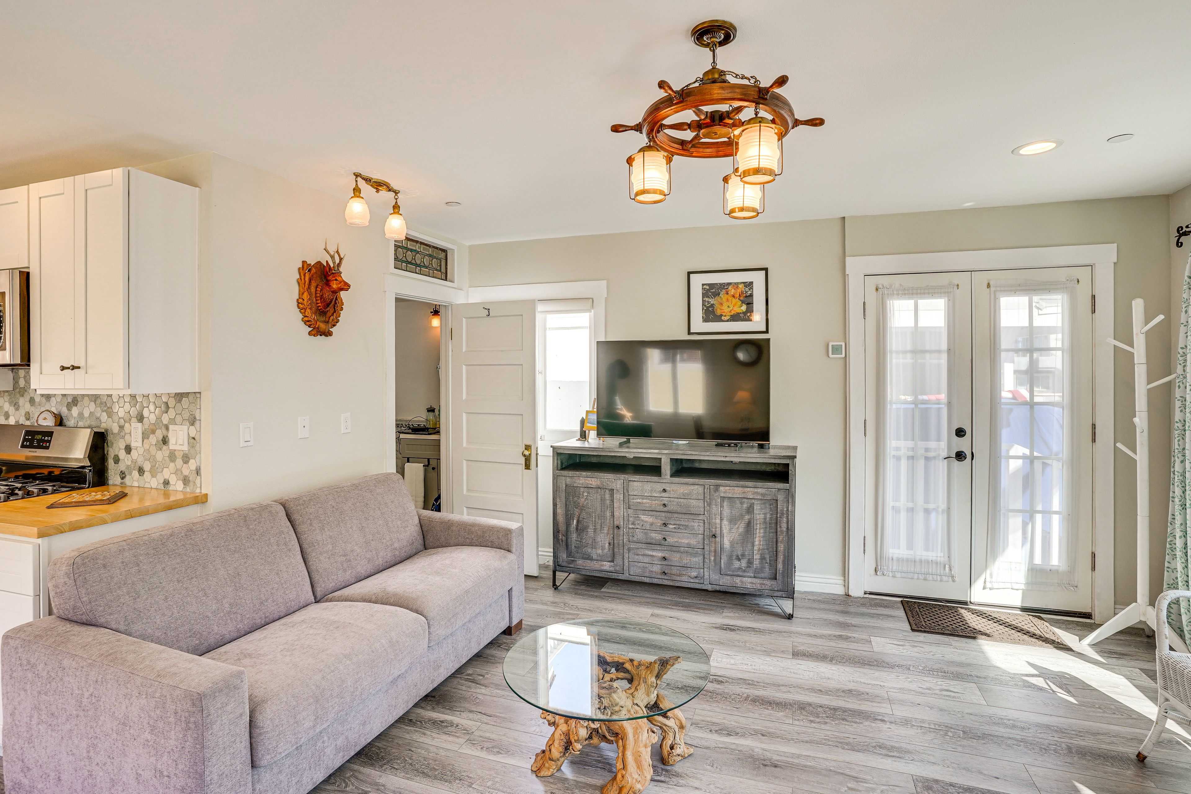 Living Area | Queen Sleeper Sofa | TV | Books | Board Games