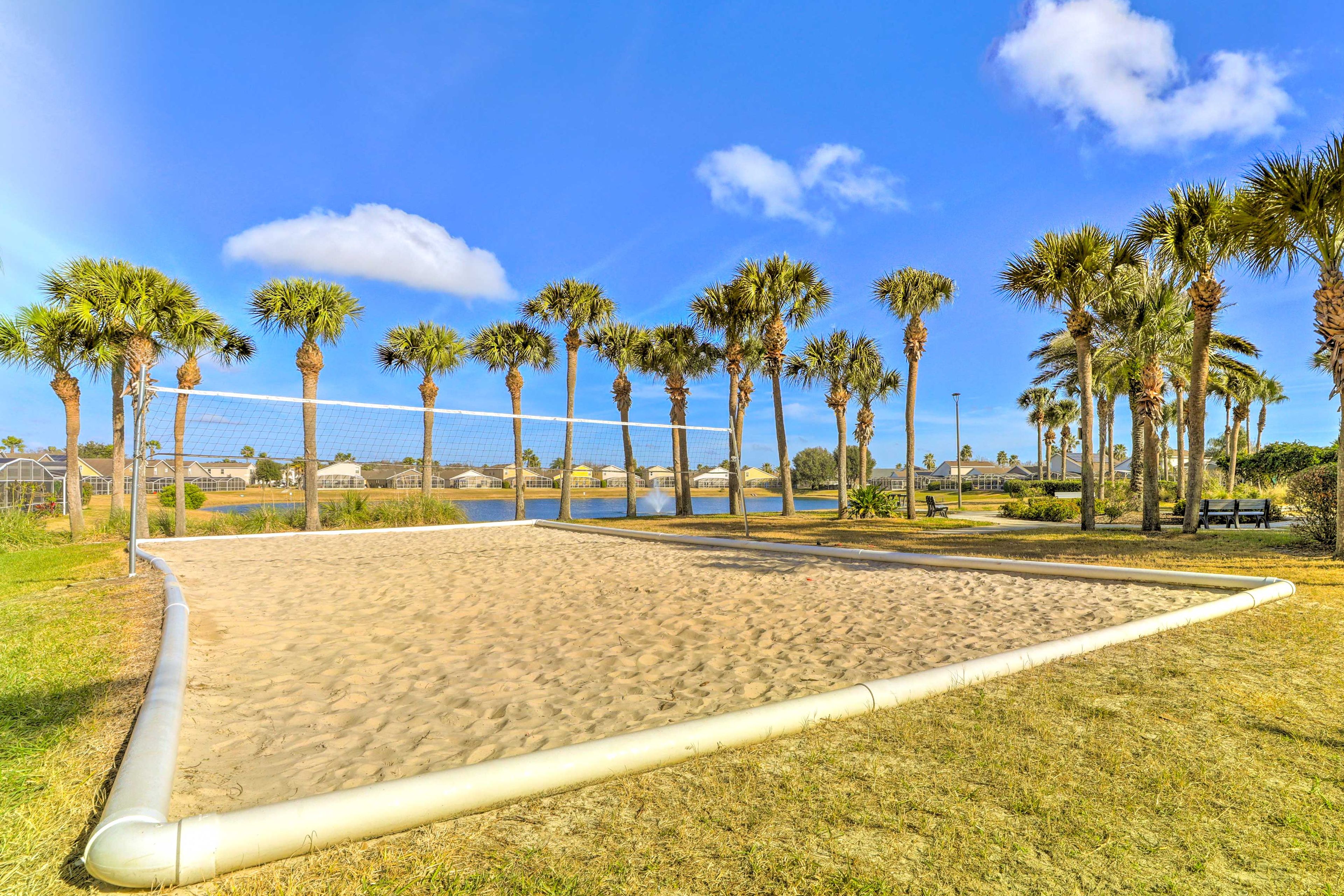 Hampton Lakes Neighborhood Amenities | Beach Volleyball | Seafront Promenade