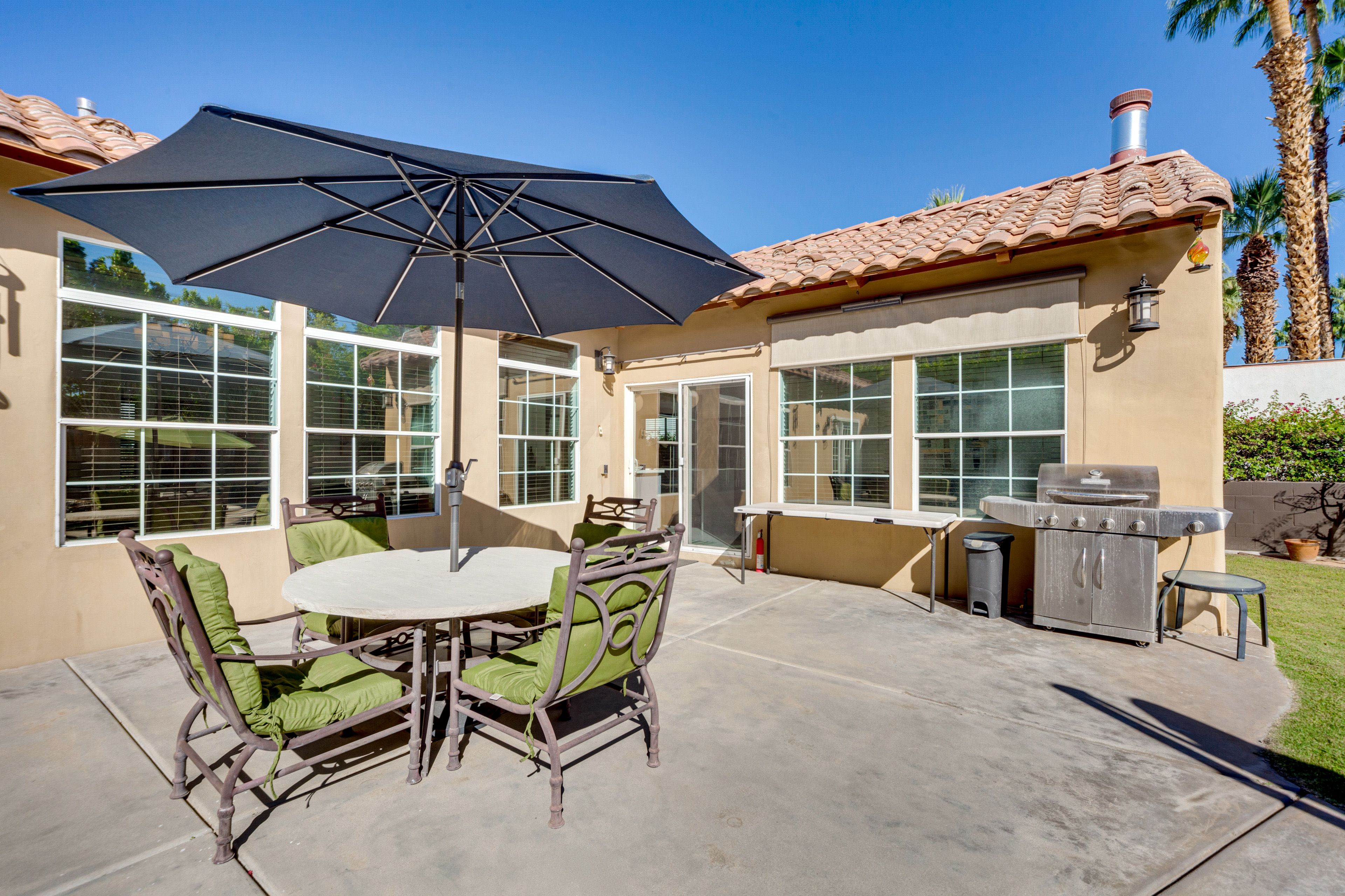 Private Patio | Outdoor Dining Area | Gas Grill