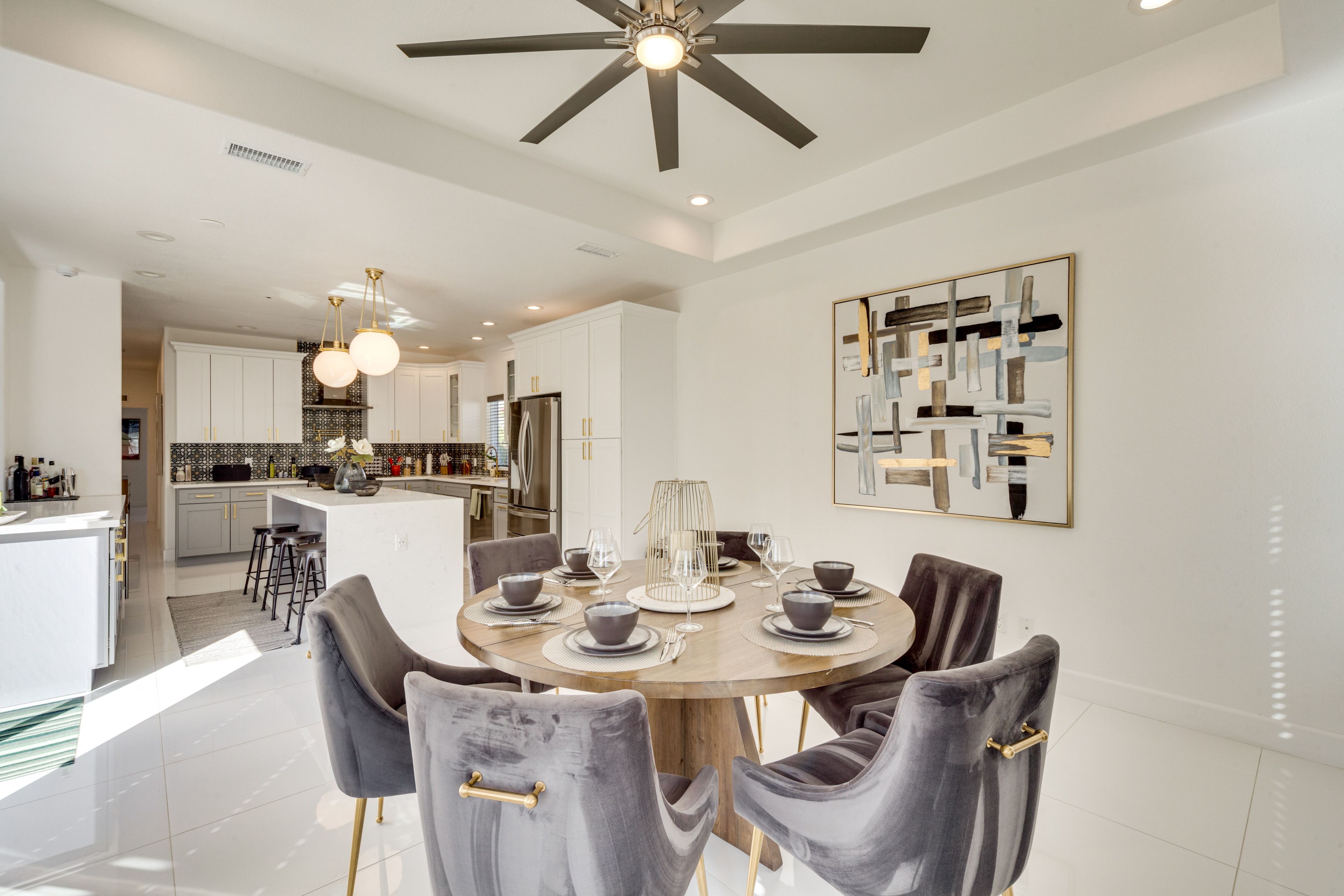 Dining Area | Kitchen | Single-Story Home