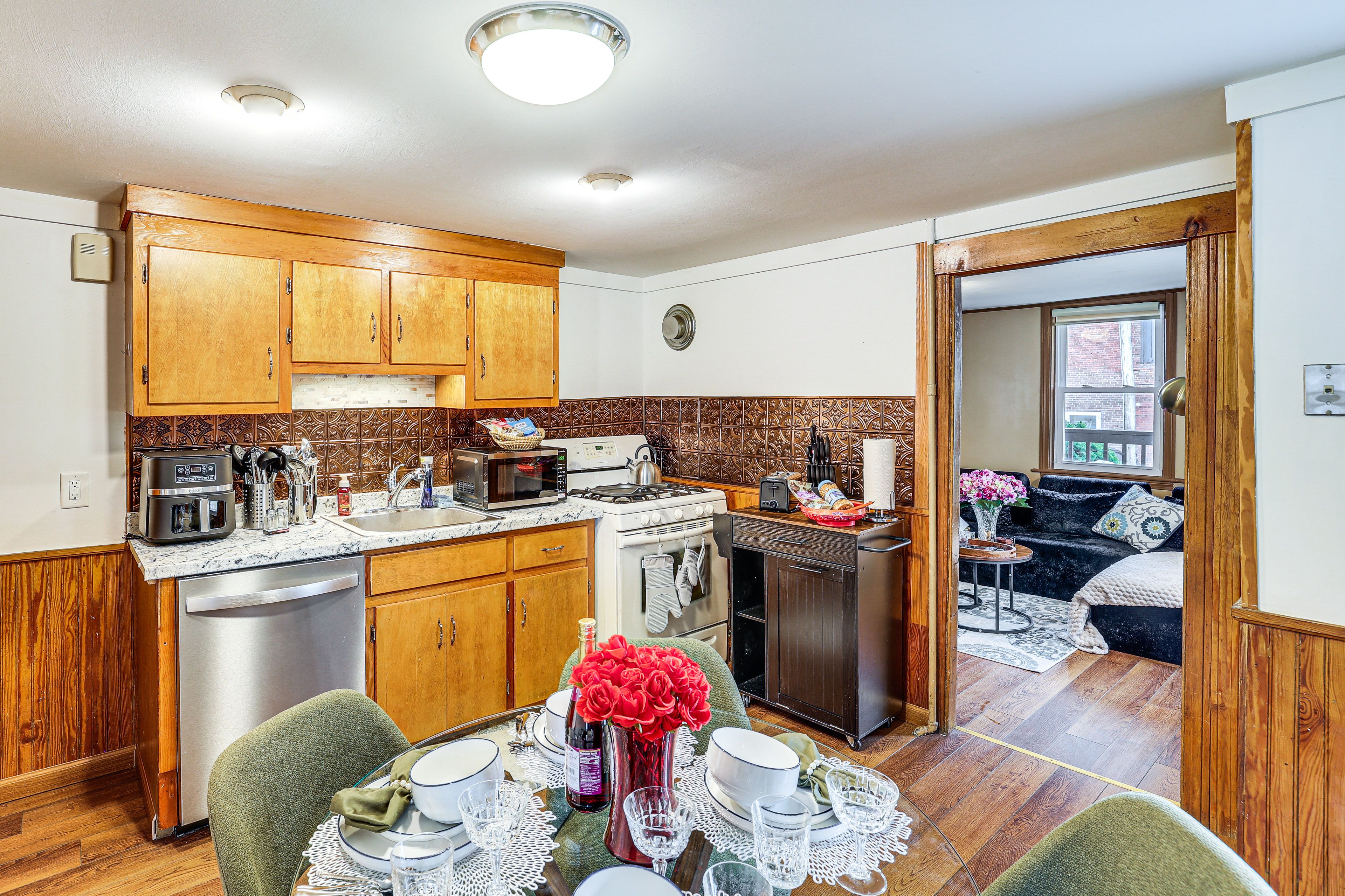 Kitchen | 1st Floor | Cooking Basics | Drip Coffee Maker | Air Fryer | Microwave