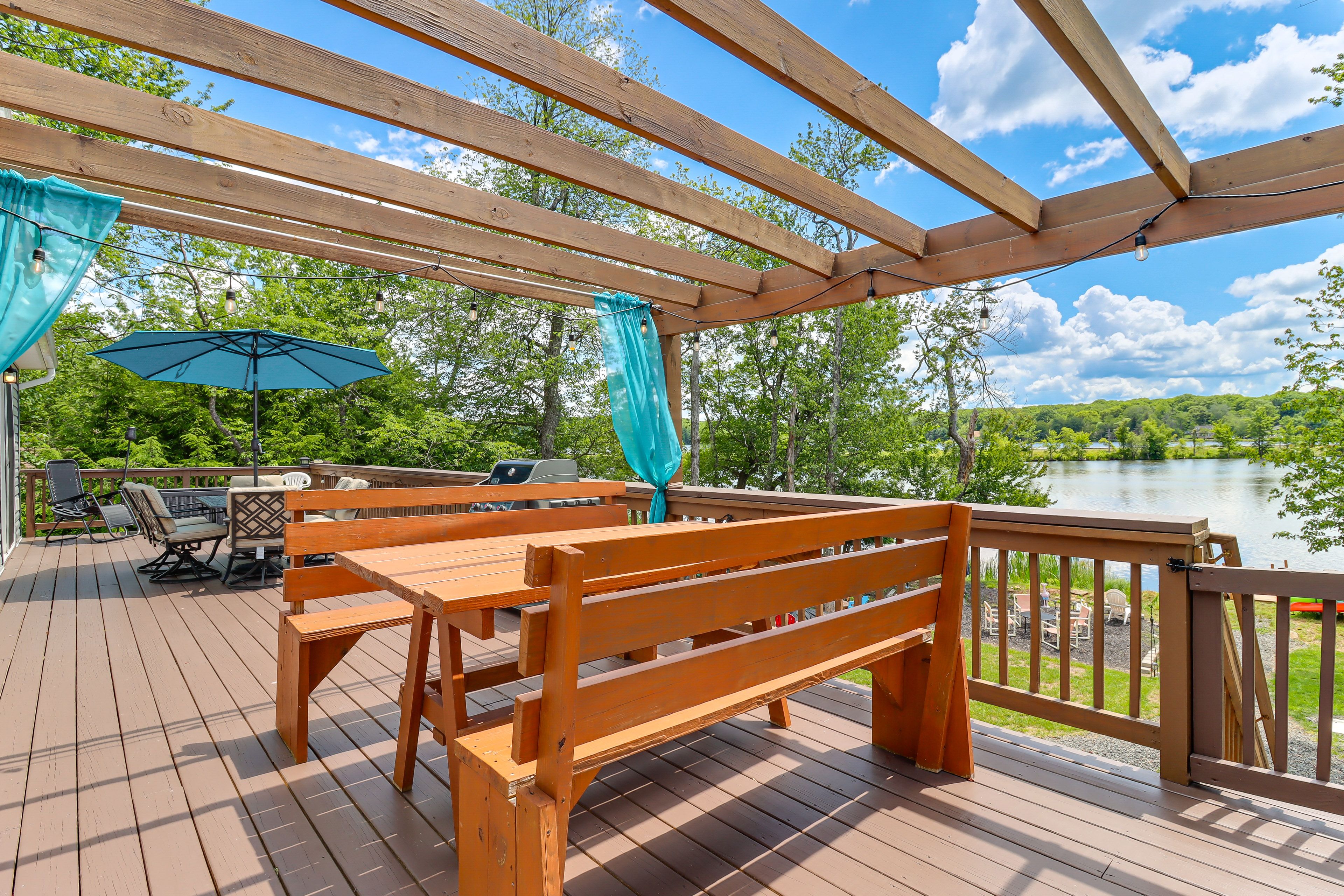 Deck Dining and Water Views
