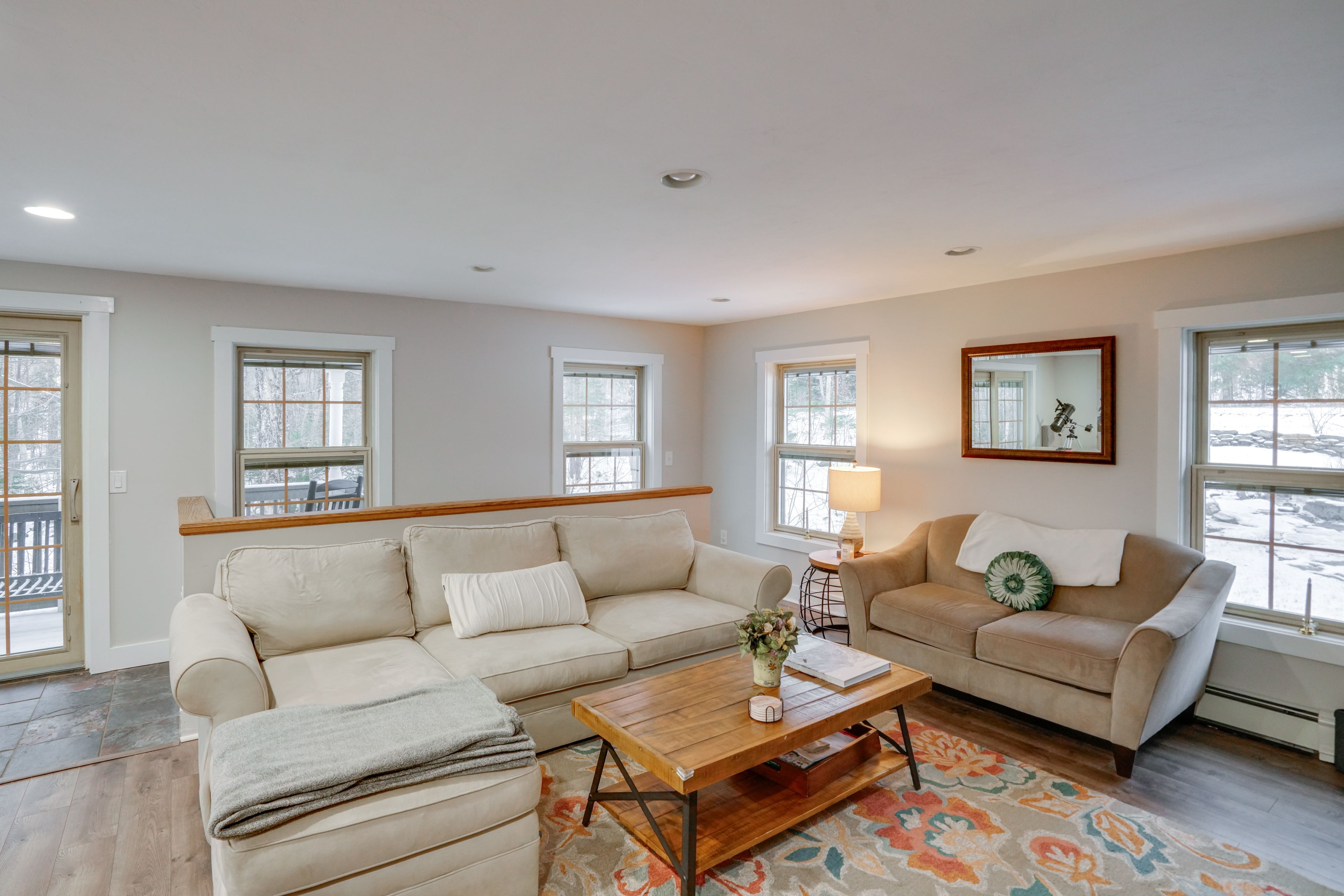 Living Room | Main Level | Telescope | Window A/C Units | Central Heating