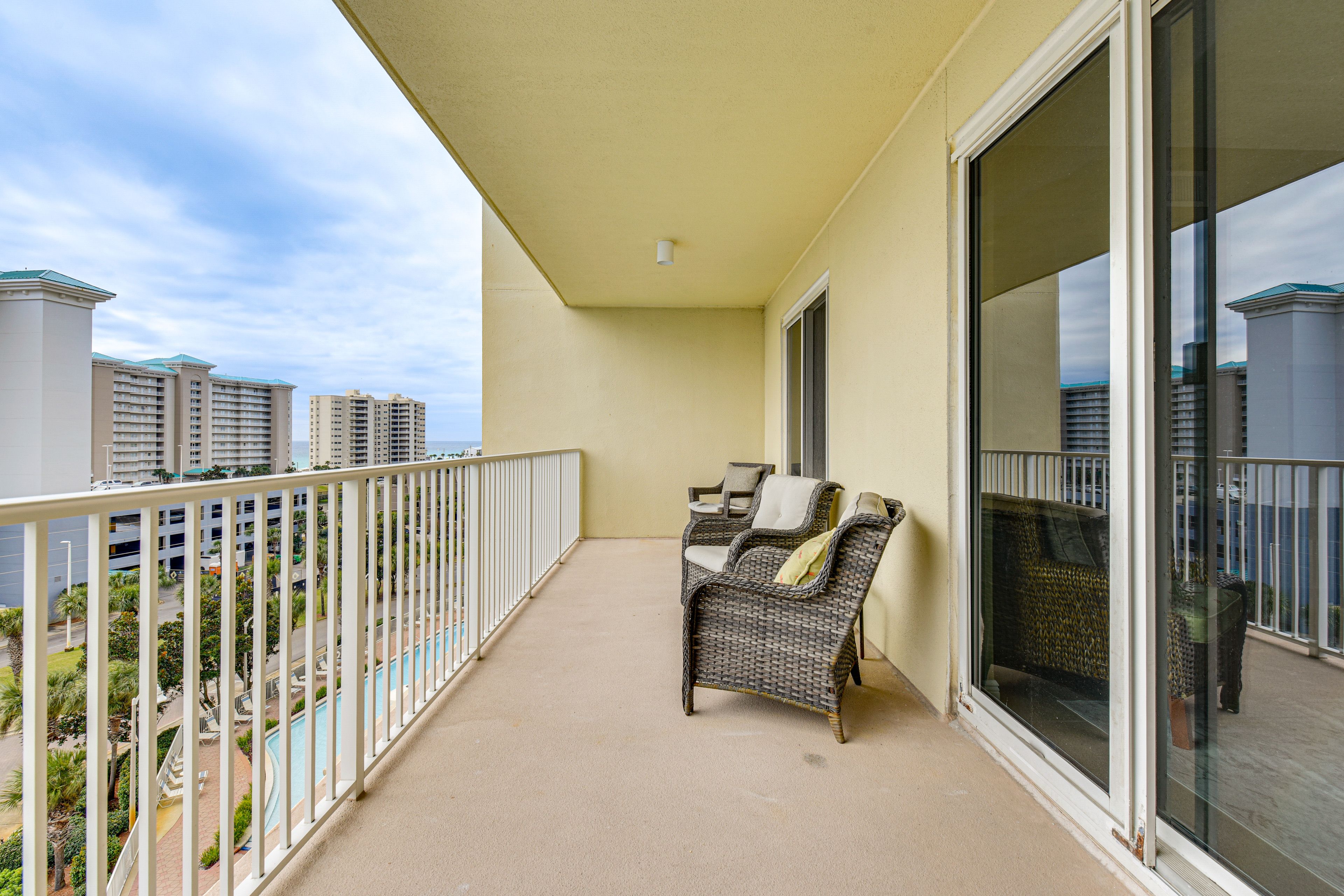 Private Balcony | Access via Living Room