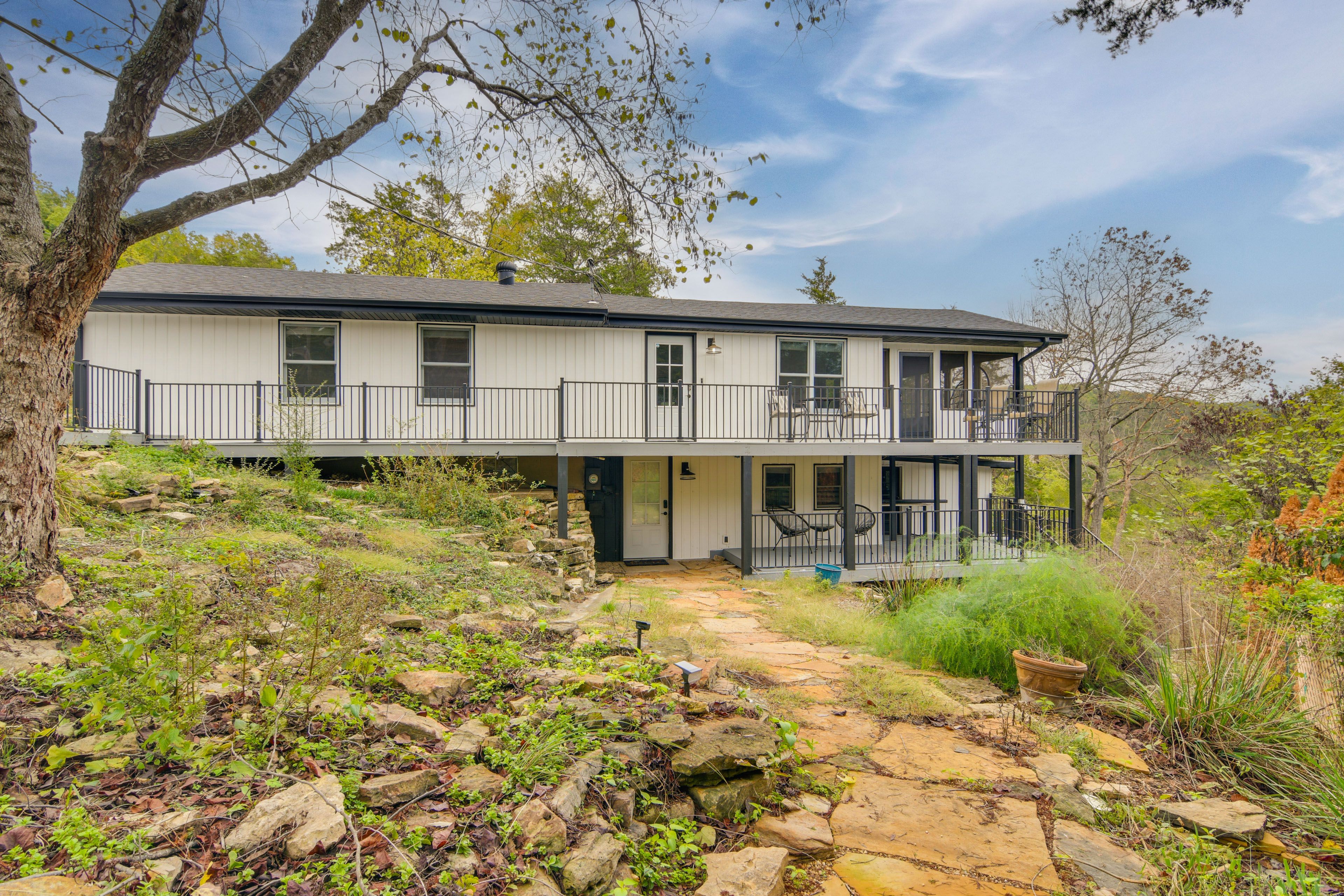 Branson Vacation Rental | 2BR | 2BA | 1,300 Sq Ft | 6 Steps to Enter