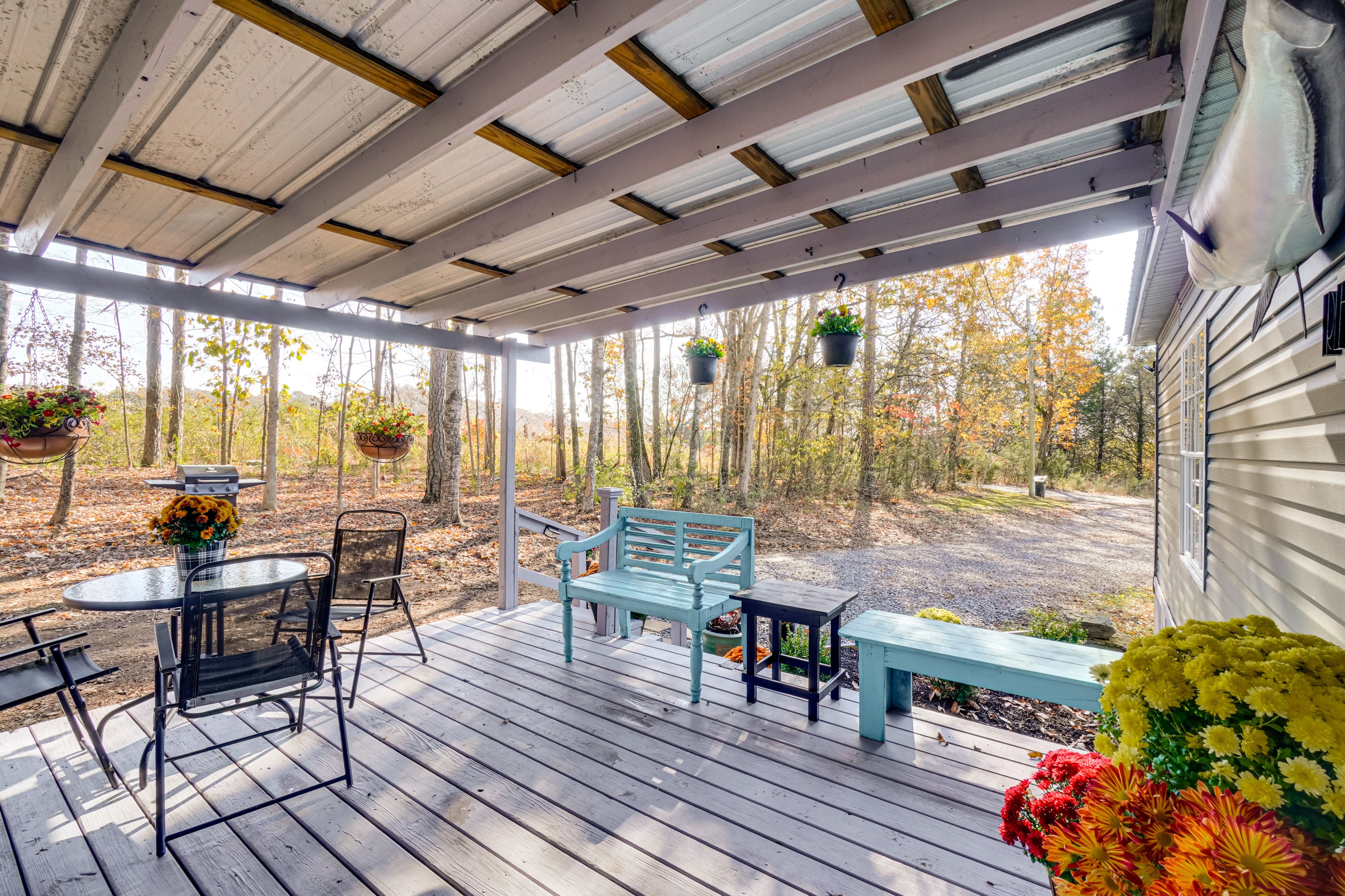 Covered Deck | Outdoor Dining | Gas Grill