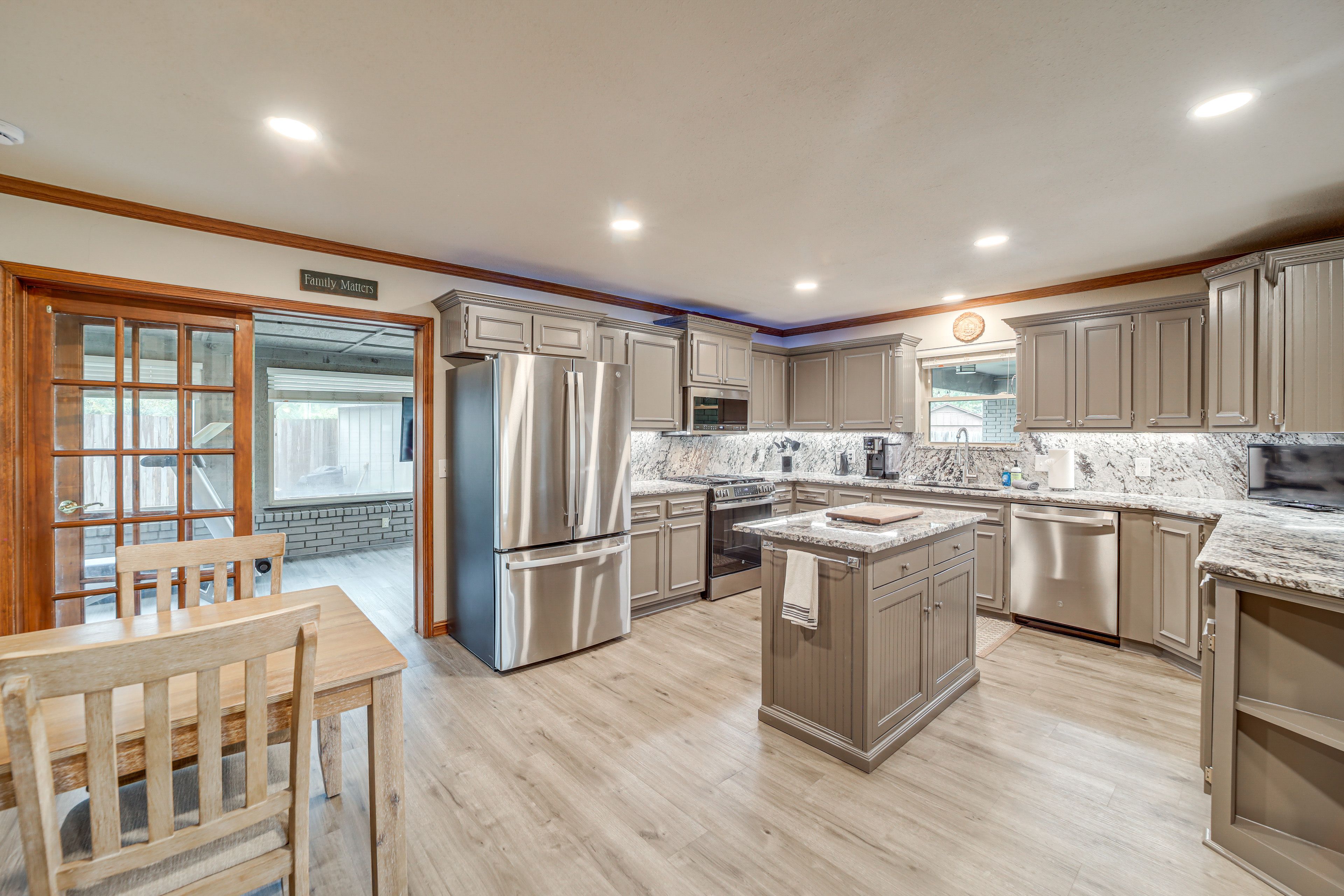 Kitchen & Dining Area | 1 Interior Step