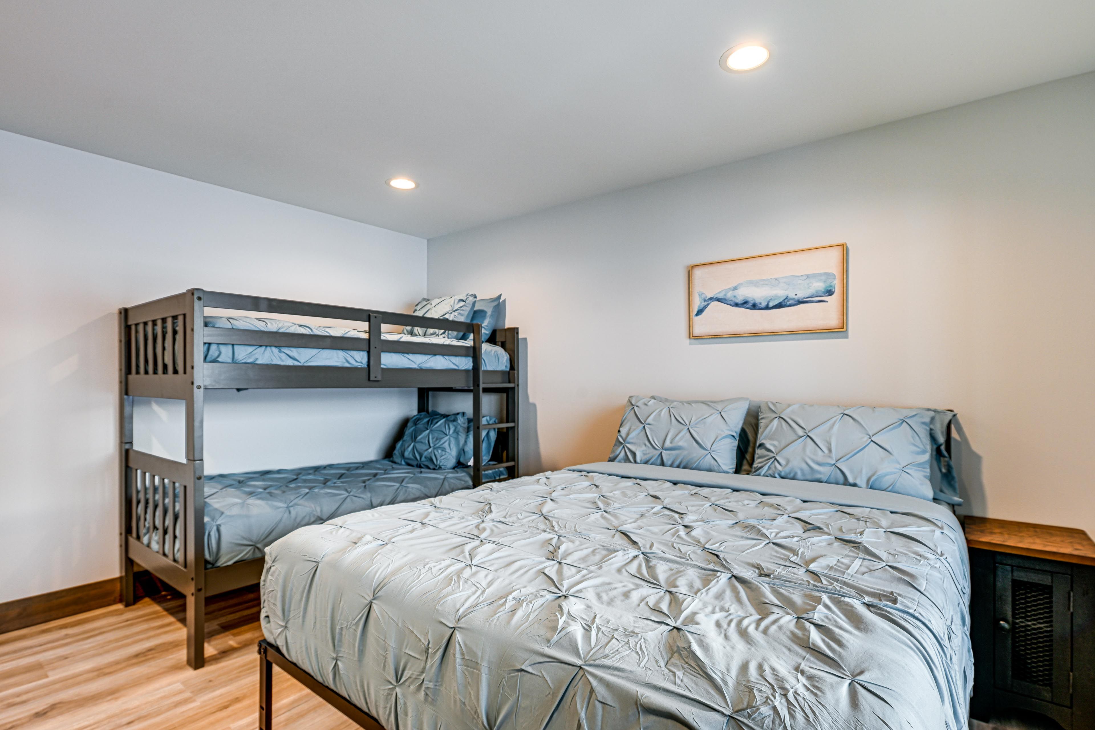 Bedroom 5 | Queen Bed | Twin Bunk Bed | Lower Level