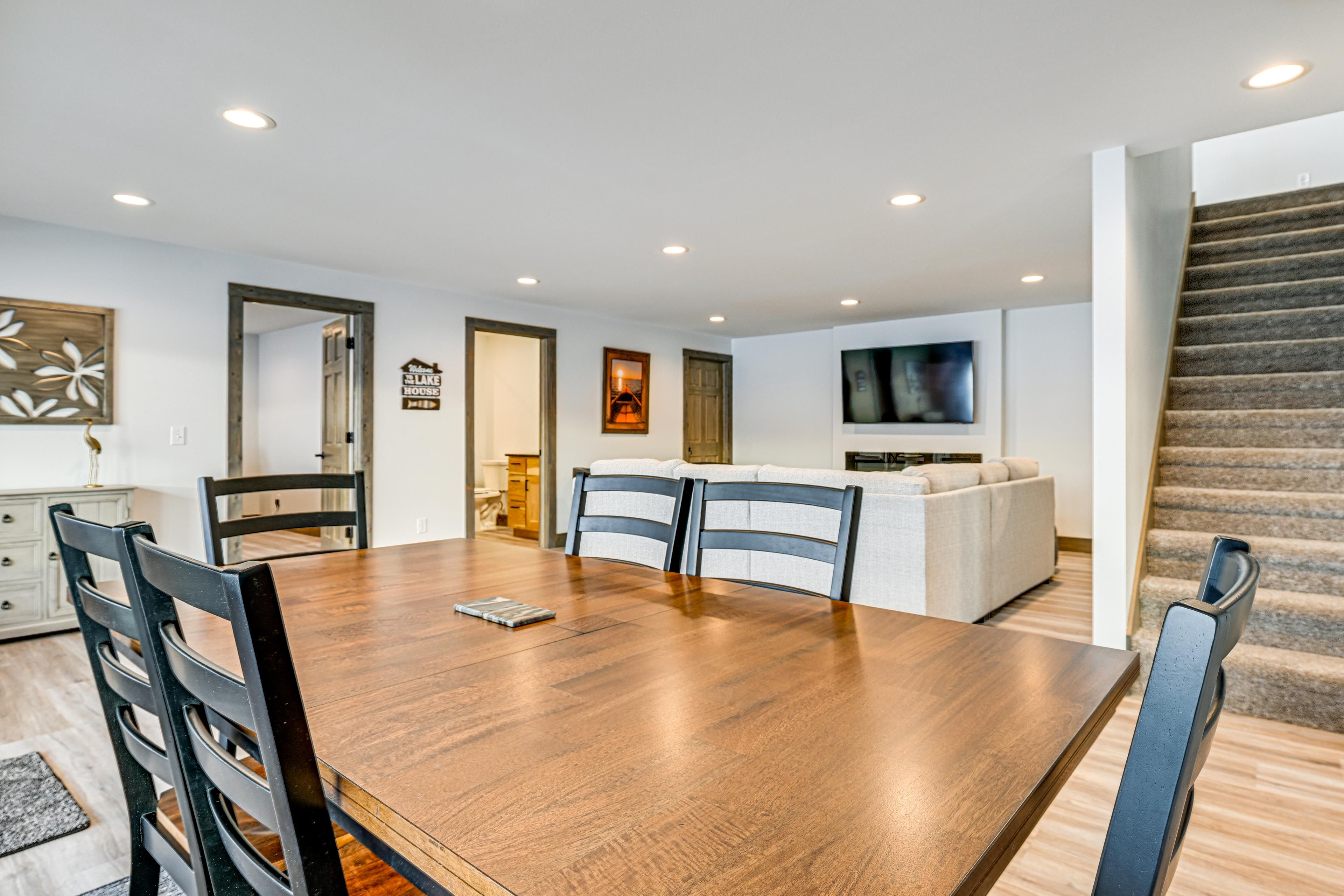 Downstairs Living Room | Game Table | Lower Level