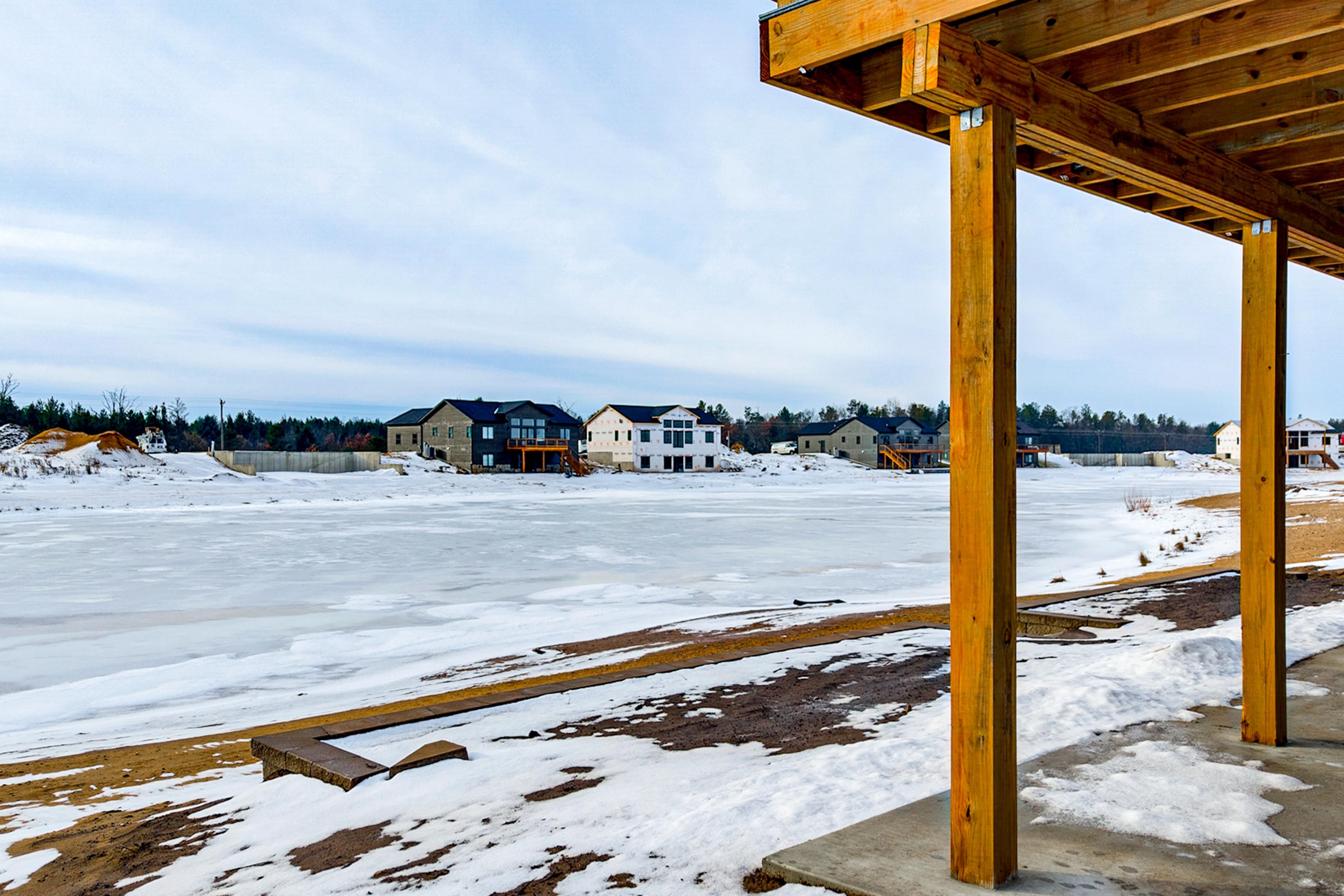 Patio | Fire Pit | Lakefront Property | Private Beach