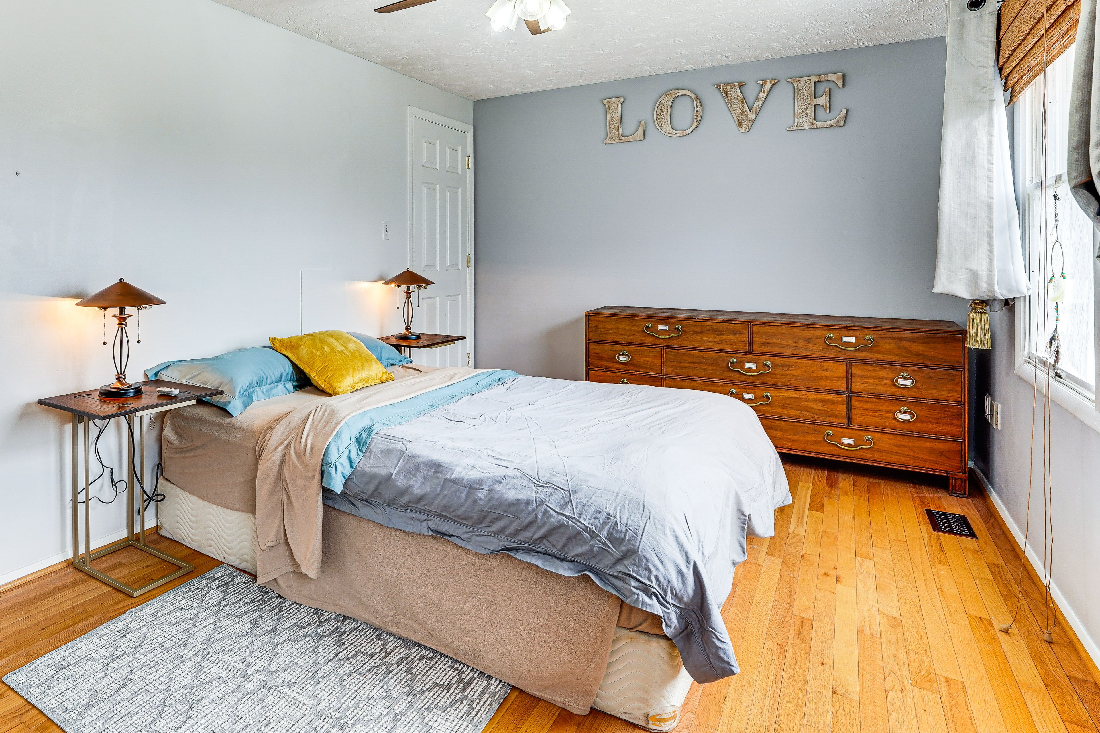 Bedroom 1 | 2nd Floor | Queen Bed | Linens Provided | Desk