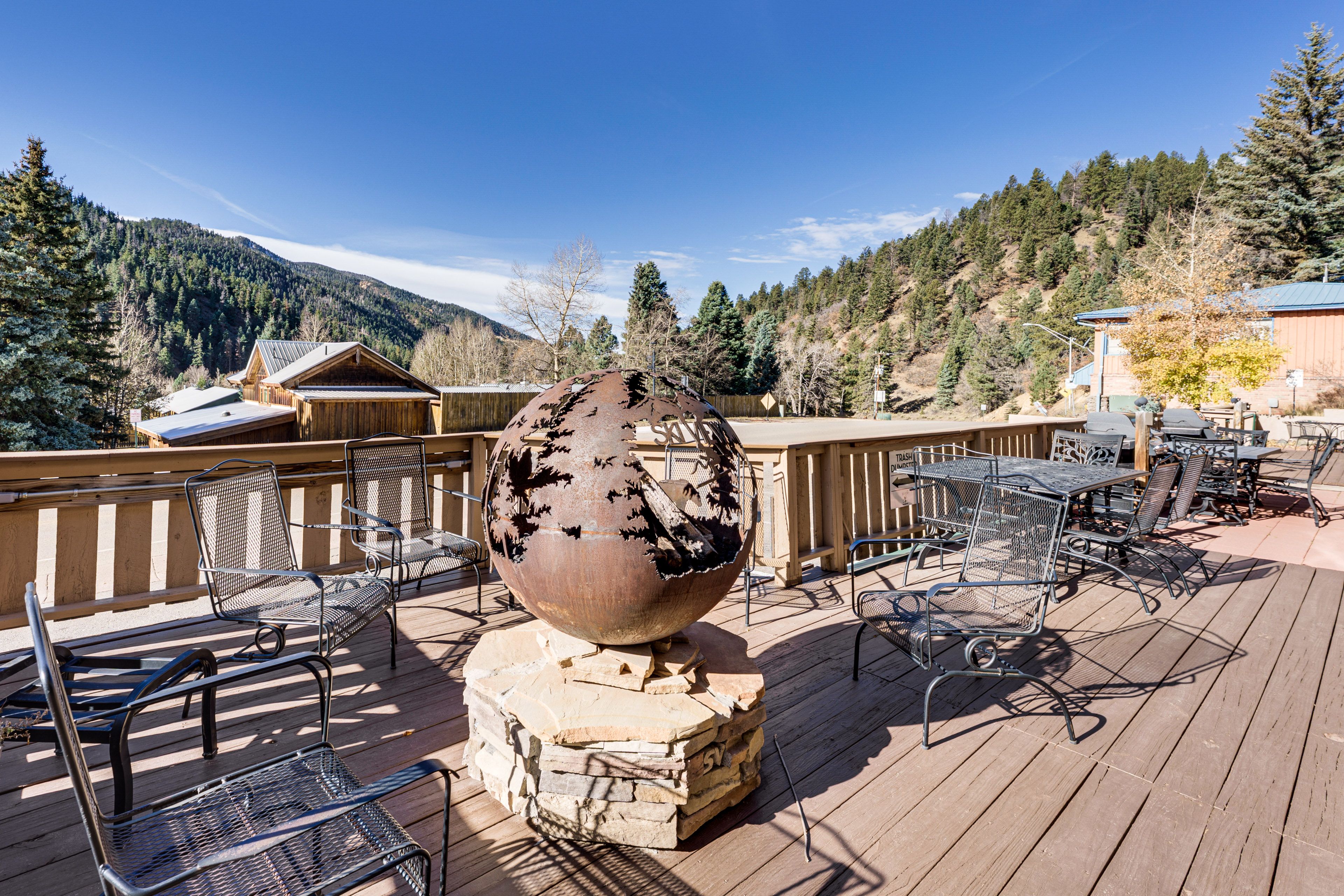 Ski View Condominiums | Community Deck w/ Grills