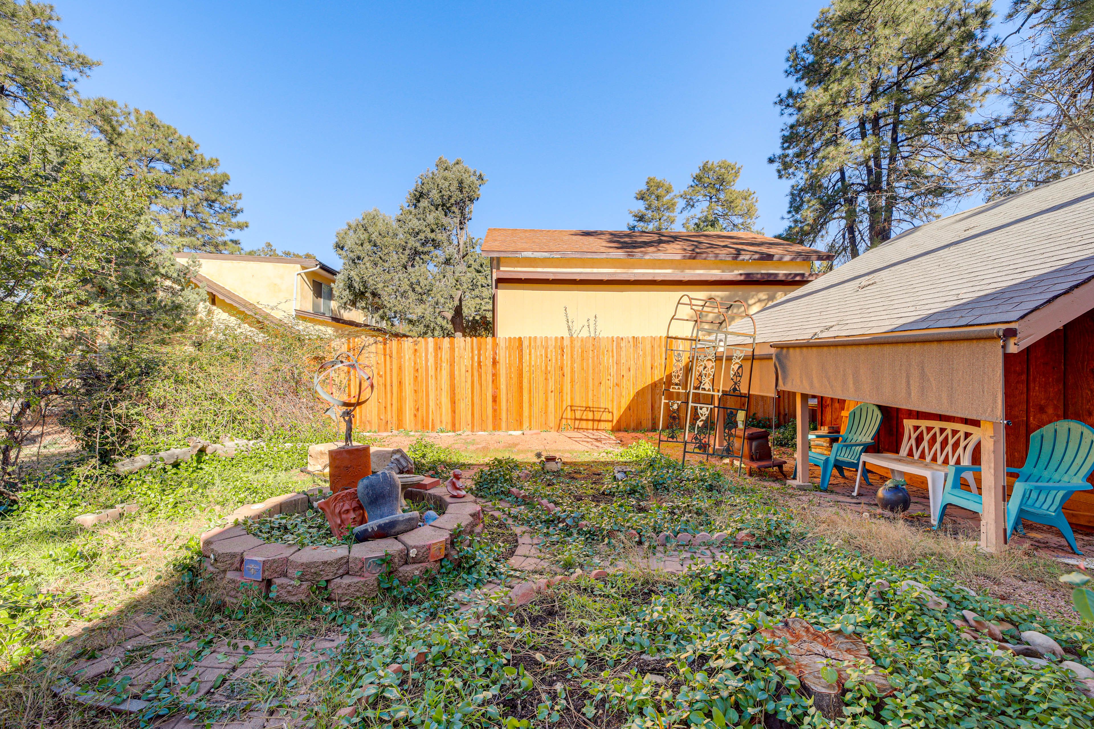 Fully Fenced Backyard