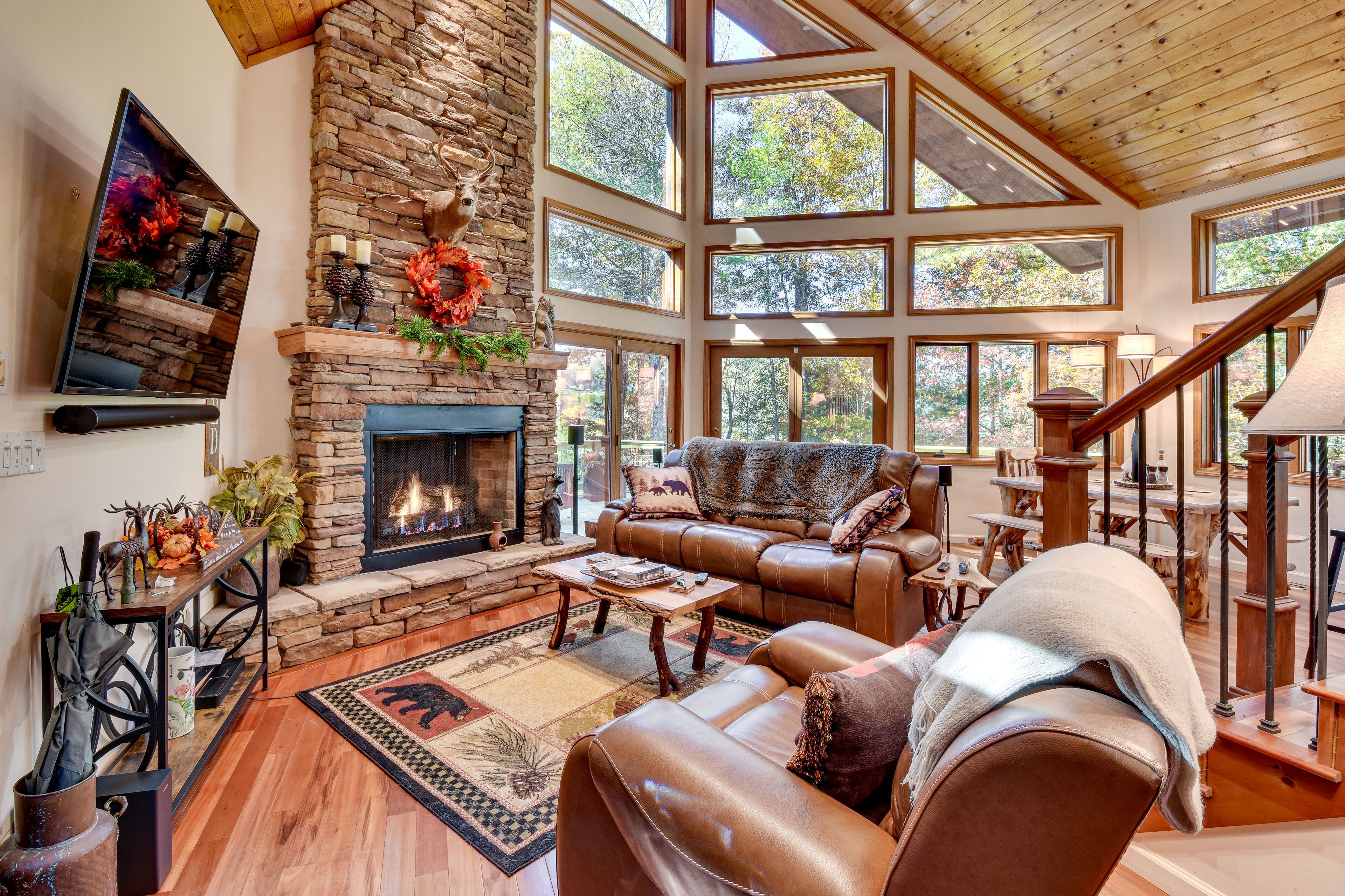 Living Room | 1st Floor | Central A/C & Heat | Free WiFi