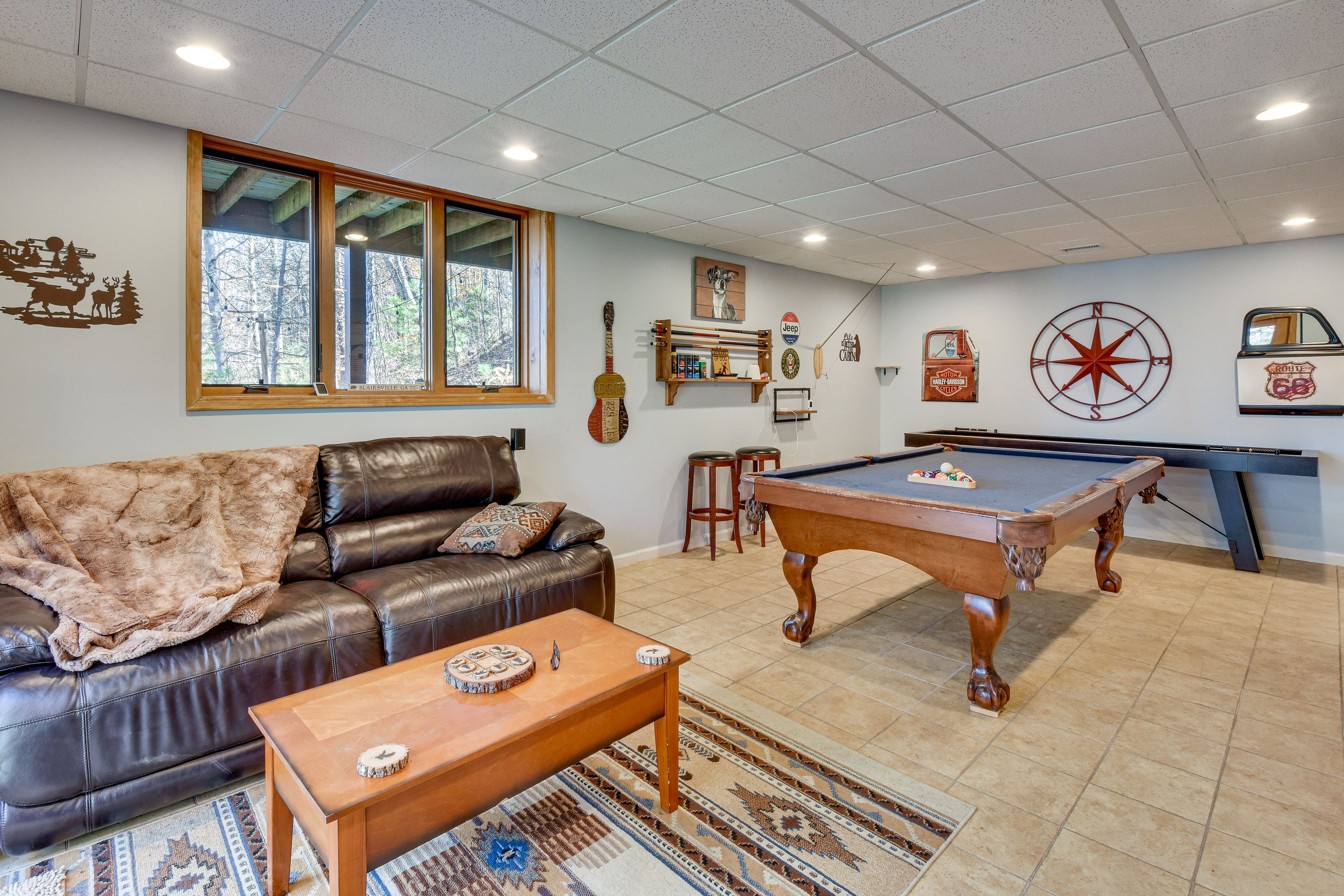 Game Room | Basement Floor | Pool & Shuffleboard