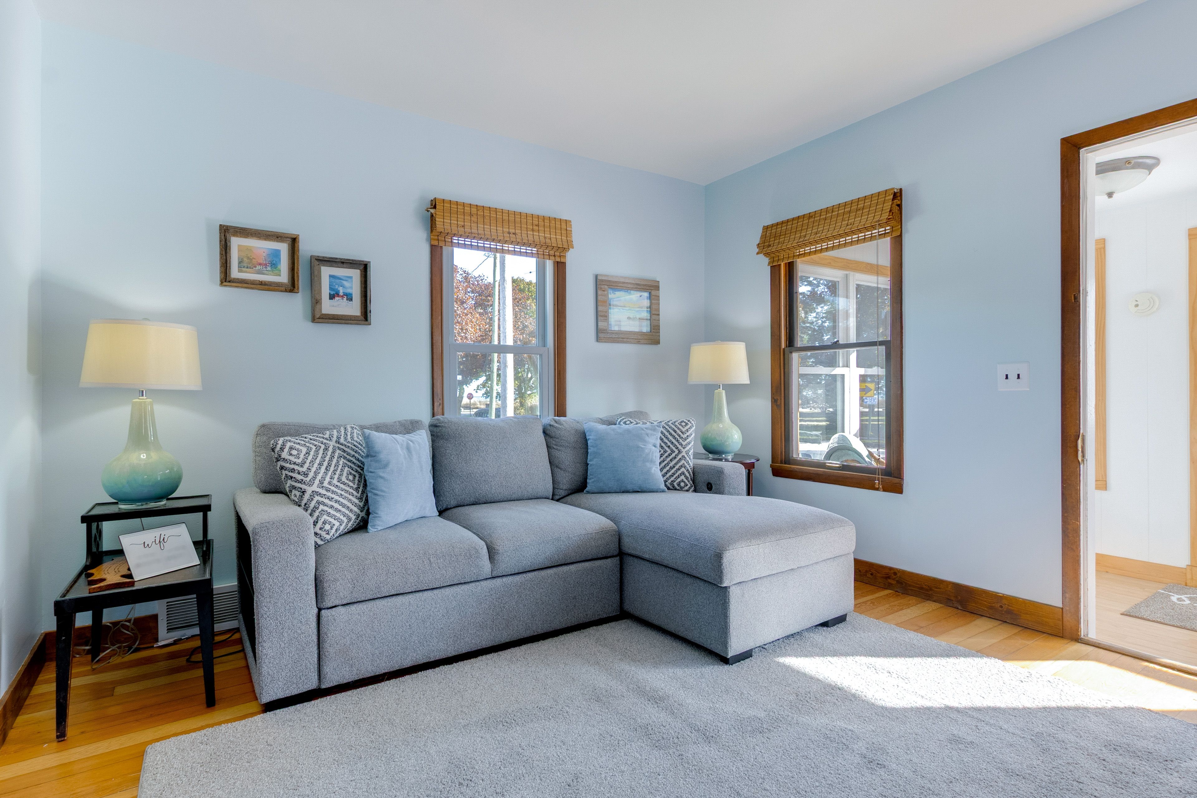 Living Room | Smart TV | Twin Sleeper Sofa | 1st Floor