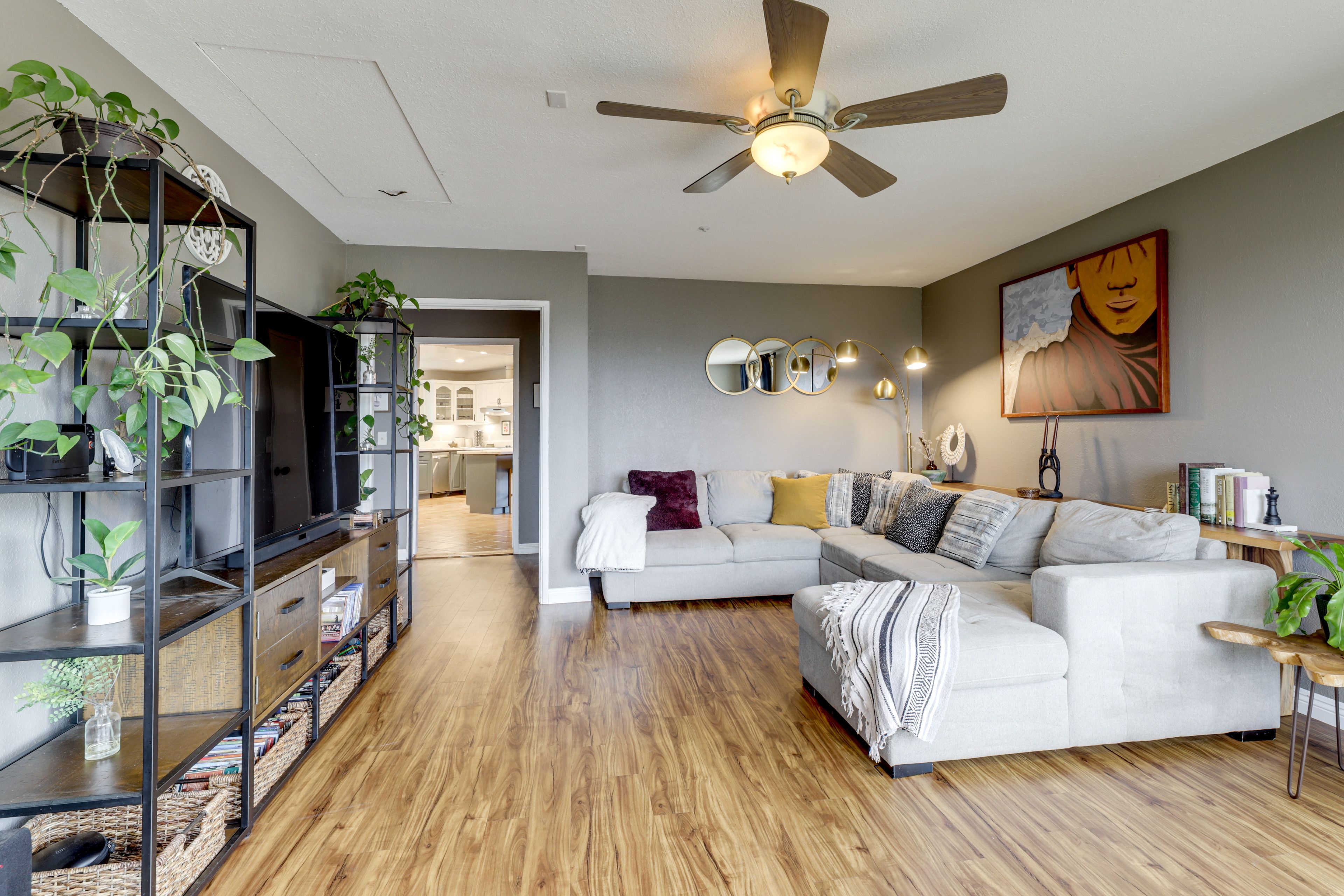 Living Room | Central A/C & Heating | Free WiFi | 1st Floor